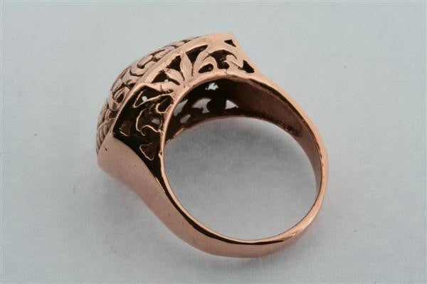 Regal High Copper Ring for Women - Elegant & Durable Jewelry for Parties, Weddings & Special Occasions