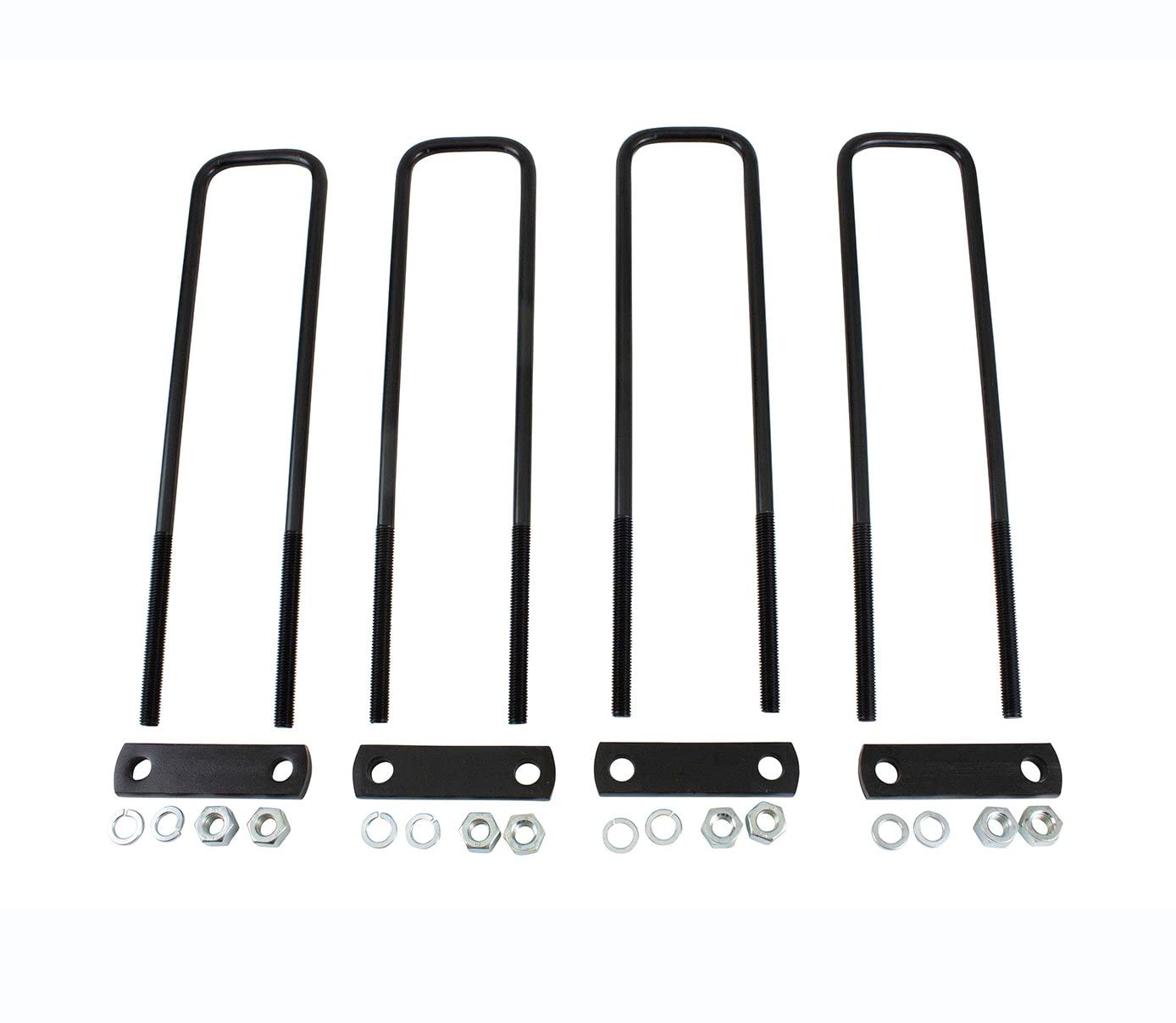 Mytee Products Heavy Duty Headache Rack Mounting Kit - Complete Cab Rack Installation Kit with U-Bolts, Tie-Plates & Nuts - Perfect for Truck Bed Protection & Secure Cargo Transport