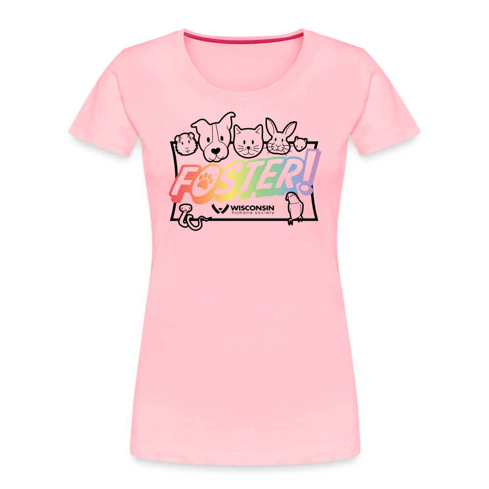 Foster Pride Contoured Premium T-Shirt for Men & Women - Soft Comfortable Cotton Tee for Casual Wear, Gym, and Everyday Outfits