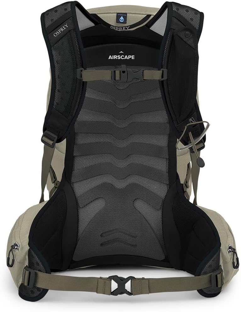 Osprey Talon 22L Men's Hiking Backpack with Adjustable Hipbelt - Lightweight Daypack for Outdoor Adventures, Green Belt/Black, L/XL - Perfect for Day Hikes, Camping & Travel