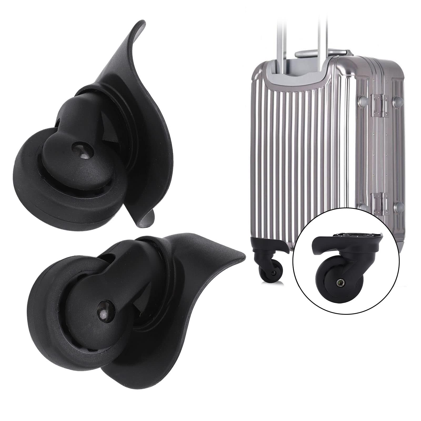 YOUTHINK Tactical Backpack & Universal Luggage Wheel Replacement Casters (1 Pair A53) - Durable Travel Suitcase Accessories for Business Trips & Outdoor Adventures
