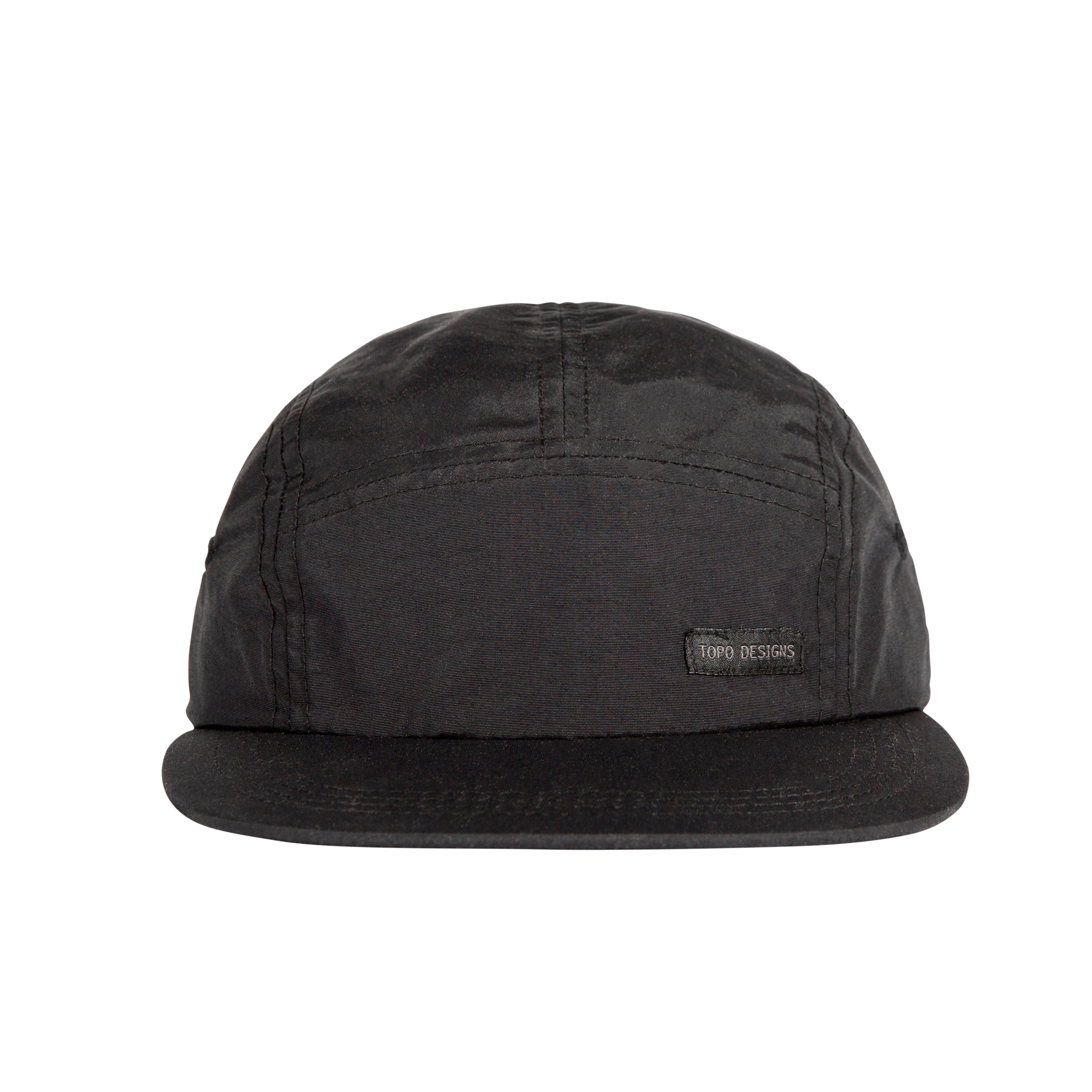 Topo Designs Nylon Camp Hat - Lightweight Outdoor Sun Hat for Hiking, Camping & Travel - Black Unisex Bucket Hat for Men & Women