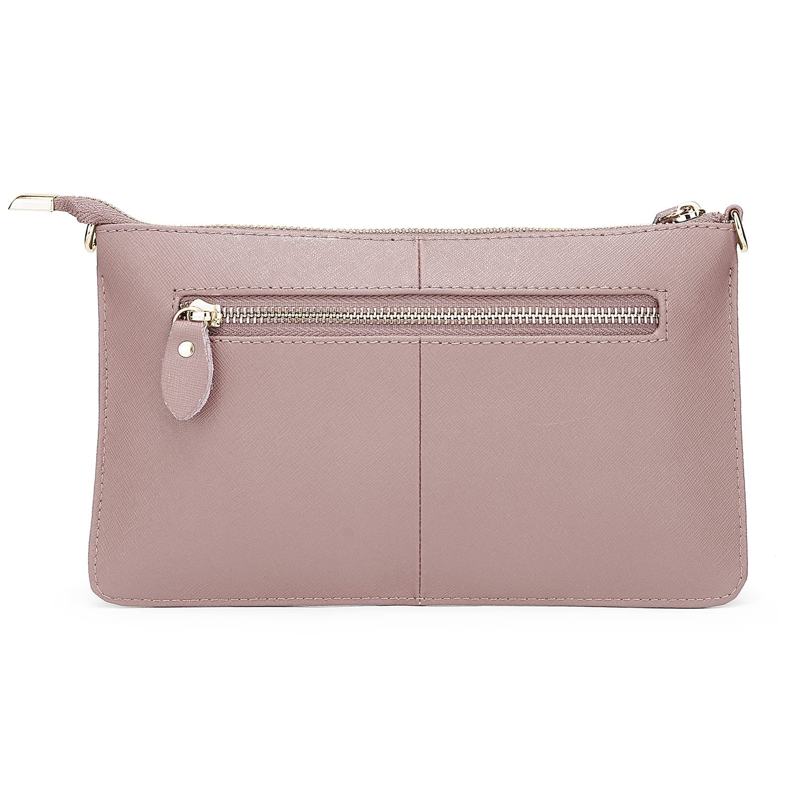 YALUXE Genuine Leather Wristlet Handbags for Women - Stylish Crossbody Phone Clutch Wallet Purse with Pocket | Perfect for Everyday Use, Travel & Special Occasions