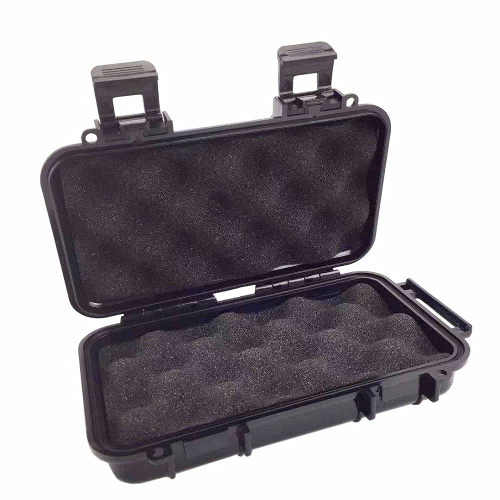 TAPARU Plastic Tool Box - Waterproof, Shockproof & Moistureproof Storage Case with Sponge Insert for Outdoor, Workshop & DIY Tools | Durable Safety Equipment Organizer for Camping, Garage & Construction Use