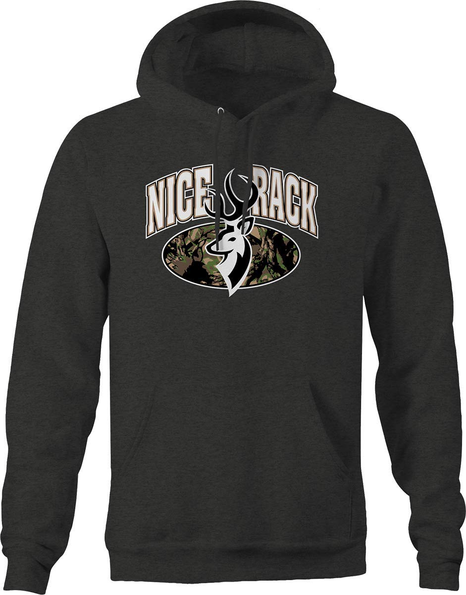 Deer Hunting Humor Shirt Hoodies for Men - Funny Hunting Graphic Tee & Sweatshirt - Bold Imprints Dark Gray - Perfect for Hunting Trips & Outdoor Adventures