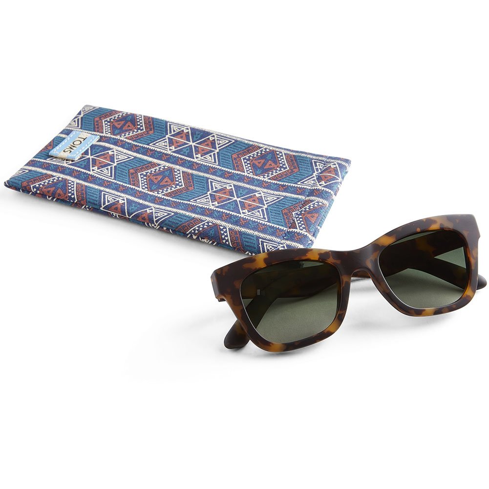 TOMS Women's Paloma Wayfarer Sunglasses - UV Protection Polarized Classic Style for Outdoor, Beach & Driving