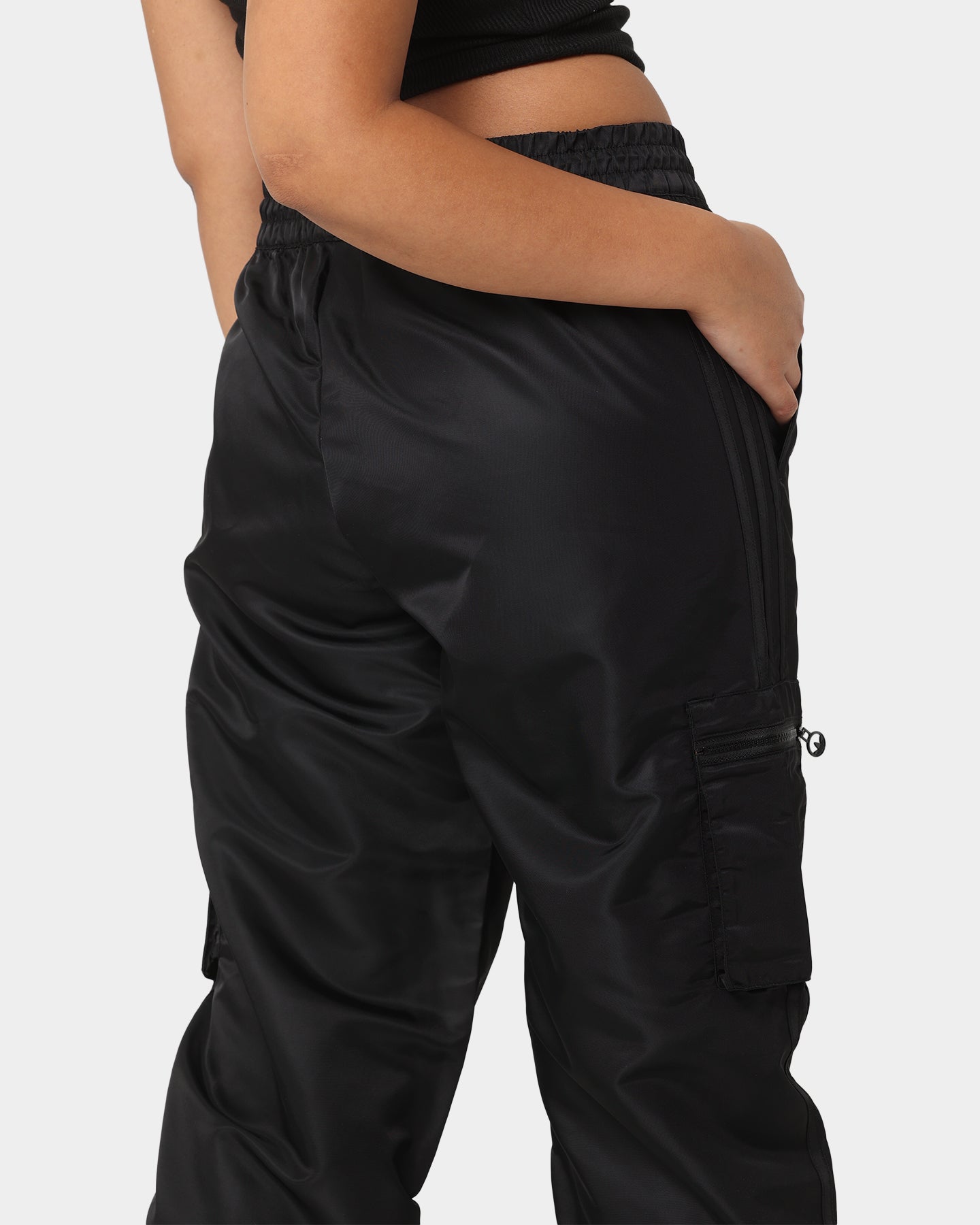 Adidas Women's Cargo Pants - Black Athletic Workout Joggers for Running, Gym & Casual Wear
