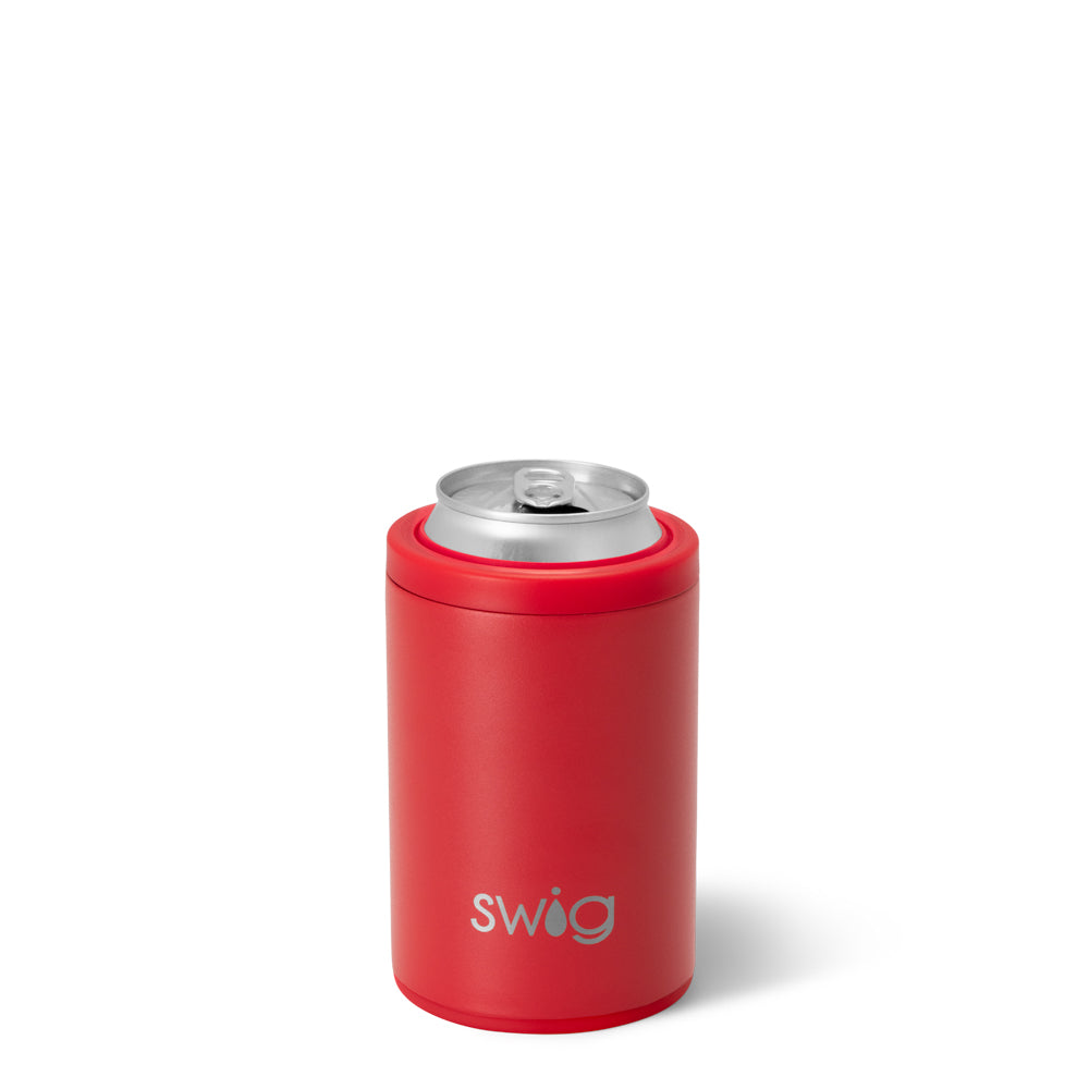 12oz Red Insulated Can & Bottle Cooler - Keep Drinks Cold for Picnics, BBQs, and Outdoor Adventures