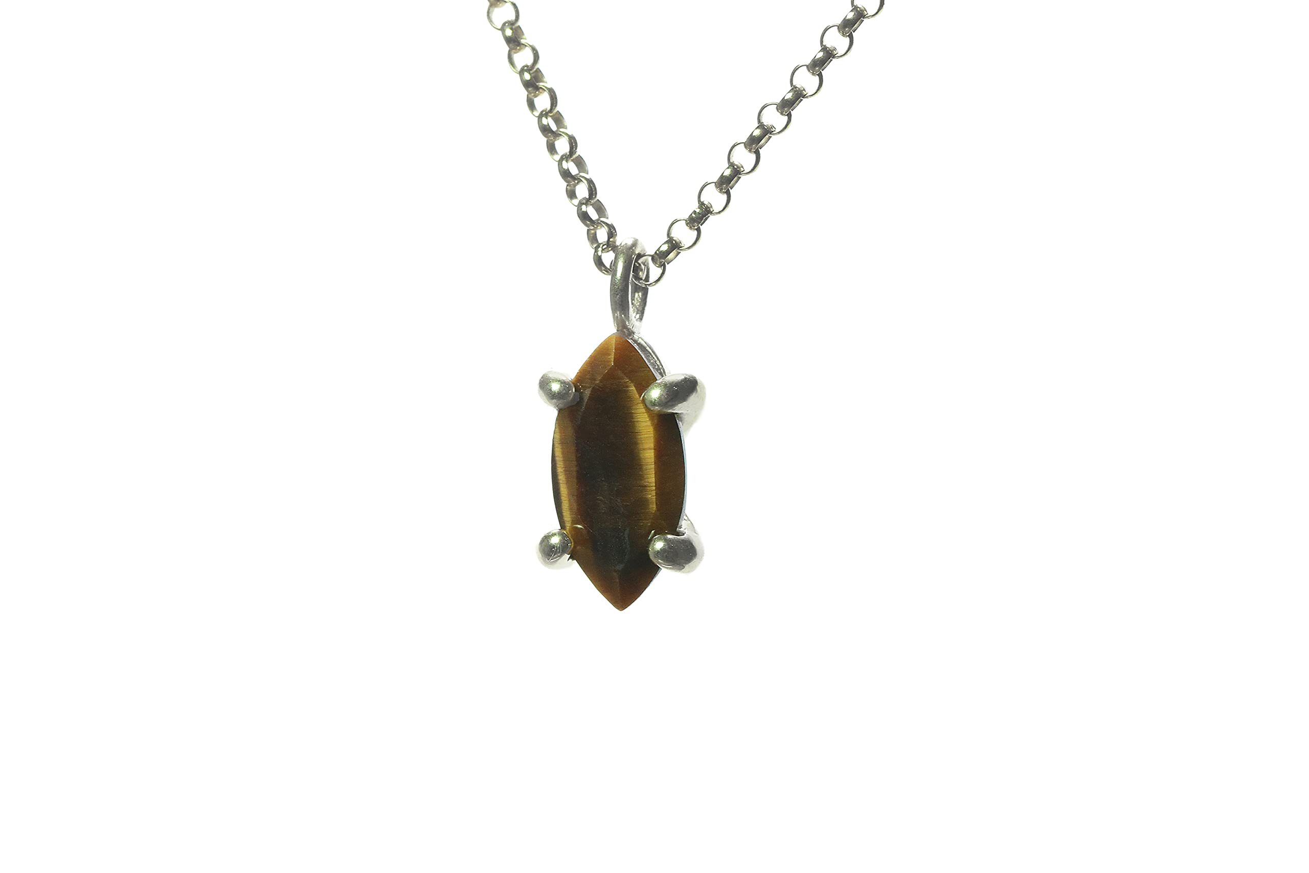 Tiger Eye Anemone Necklace - Handmade Jewelry for Women - Wedding & Birthday Gift - Elegant Box