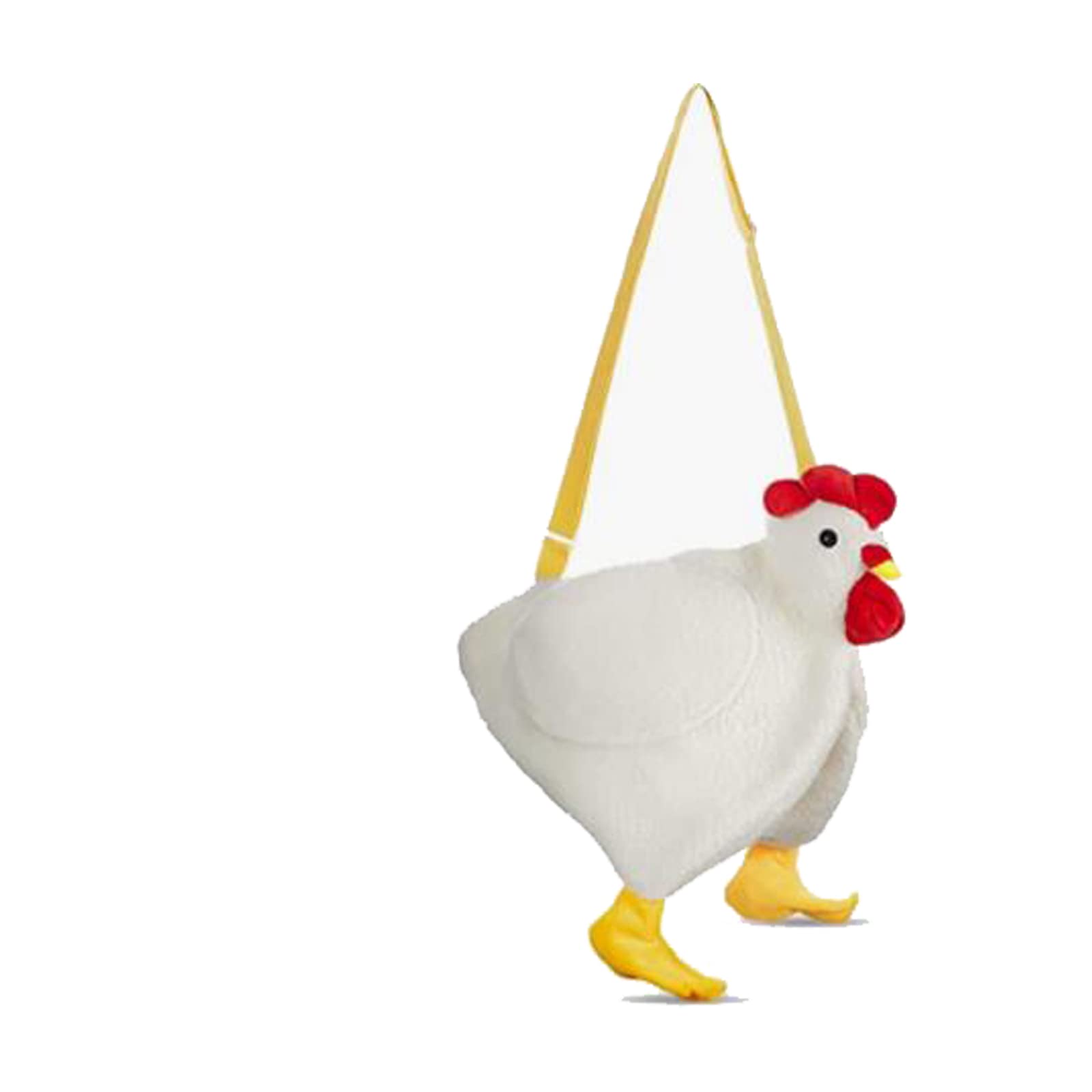 Cute Soft Plush Cartoon Chicken Crossbody Bag for Women & Girls - Fluffy Hen Purse, Fun Gift & Cosplay Accessory | Perfect for Halloween Costumes, Themed Parties, Anime Conventions & Everyday Fashion | Great for School, Shopping, Travel & Birthday Gifts | Ideal for Daily Errands, Comic Cons, Street Style & Trendy Outfits | Best for College Life, Weekend Adventures & Fashion Statements