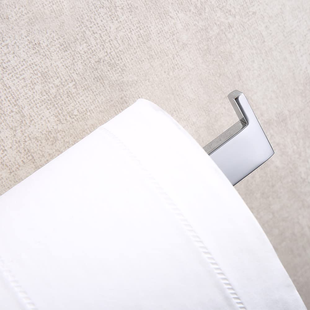 Heavy Duty Stainless Steel Toilet Paper Holder - Wall Mount Bathroom Tissue Roll Hanger - Chrome Finish WC Accessory for Home, Office & Commercial Use