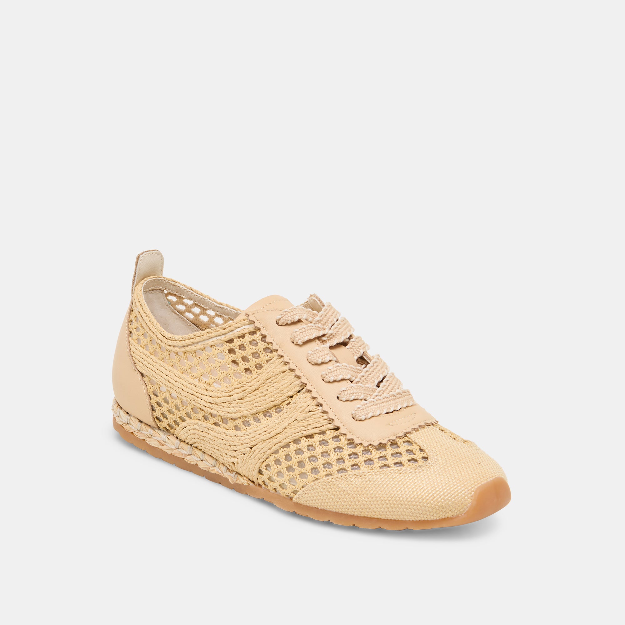 Dream Sneakers LT - Natural Woven Raffia Women's Casual Shoes | Comfortable Summer Slip-Ons for Beach, Vacation & Everyday Wear