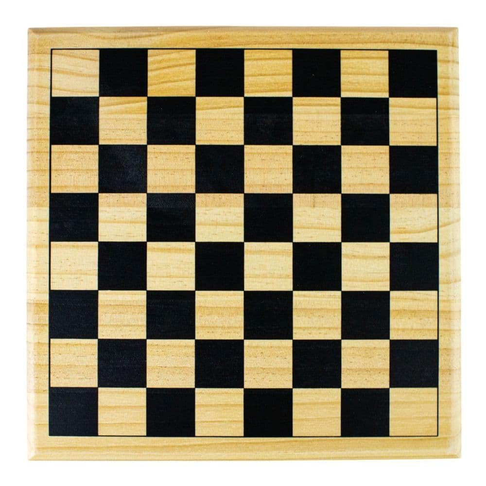 Premium Natural Wood Checkers Board Set - Classic Strategy Game for Family Fun, Travel & Indoor Entertainment