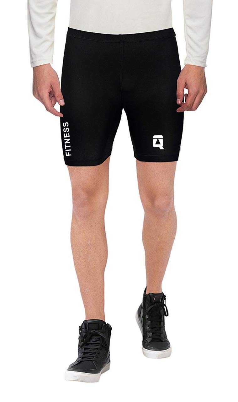 Quada Men's Compression Workout Shorts - Breathable Quick-Dry Gym Shorts for Running, Training & Sports | Moisture-Wicking Activewear for Men's Fitness & Workout