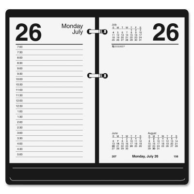 AAGE7175013 - At-A-Glance Daily Desk Calendar Refill 2024 | 12-Month Planner for Office, Home & School | Perfect for Scheduling & Organization
