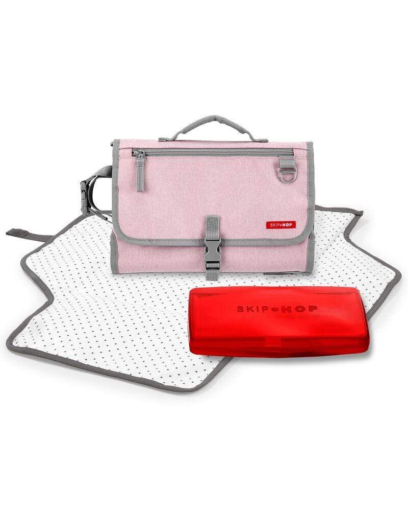 Skip Hop Pronto Portable Baby Changing Station - Compact, Waterproof & Travel-Friendly Diaper Changing Pad for On-the-Go Parents - Perfect for Nursery, Travel, Park & Public Restrooms
