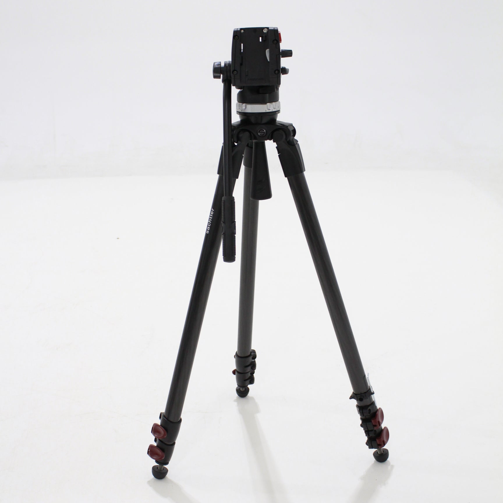 Used Sachtler TT75/2 CF Tripod with Sachtler Ace L Fluid Head & Case - Professional Video Support for Filmmaking, Photography, and Broadcast Production