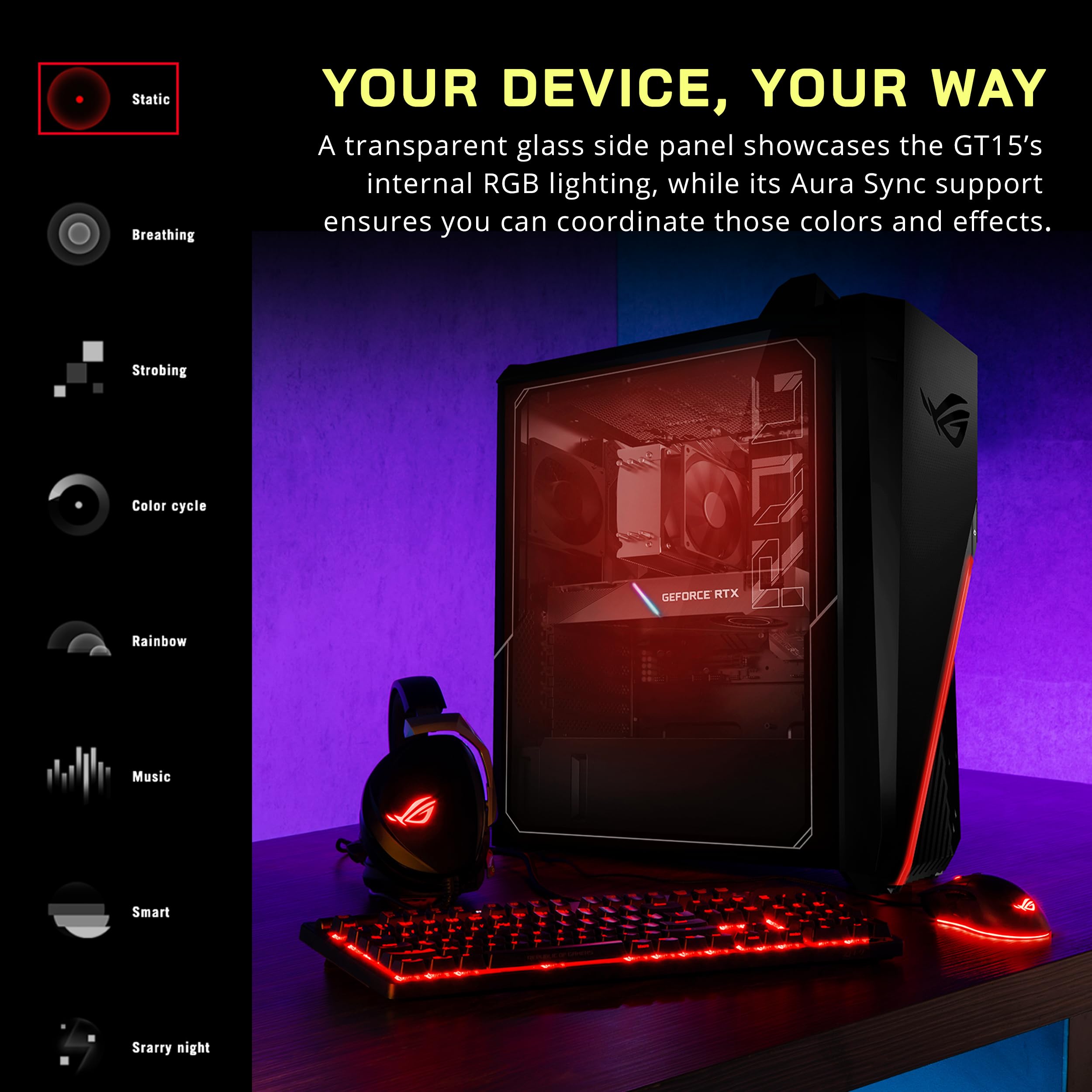 ASUS ROG Gaming Desktop PC 2022 - Intel Core i7-12700F, 32GB DDR4 RAM, 1TB SSD + 1TB HDD, NVIDIA RTX 3060 12GB, Windows 11 Pro - Ultimate Gaming & Streaming Setup for Esports & Content Creation