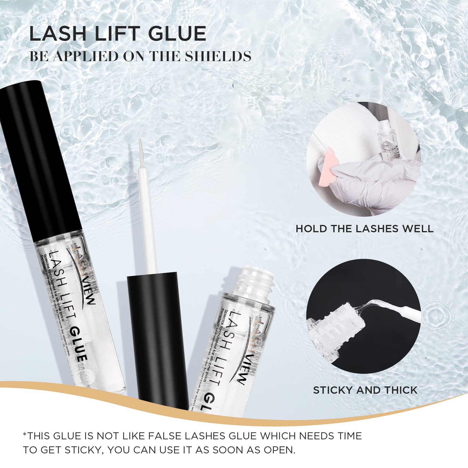 Professional LASHVIEW Lash Lift Kit - Semi-Permanent Eyelash Perming & Curling Set with Liquid Solution (10 Uses) | Salon-Quality DIY Eyelash Wave Lift Extension for Natural Volume & Curl | Perfect for Home Use, Bridal Makeup & Special Occasions