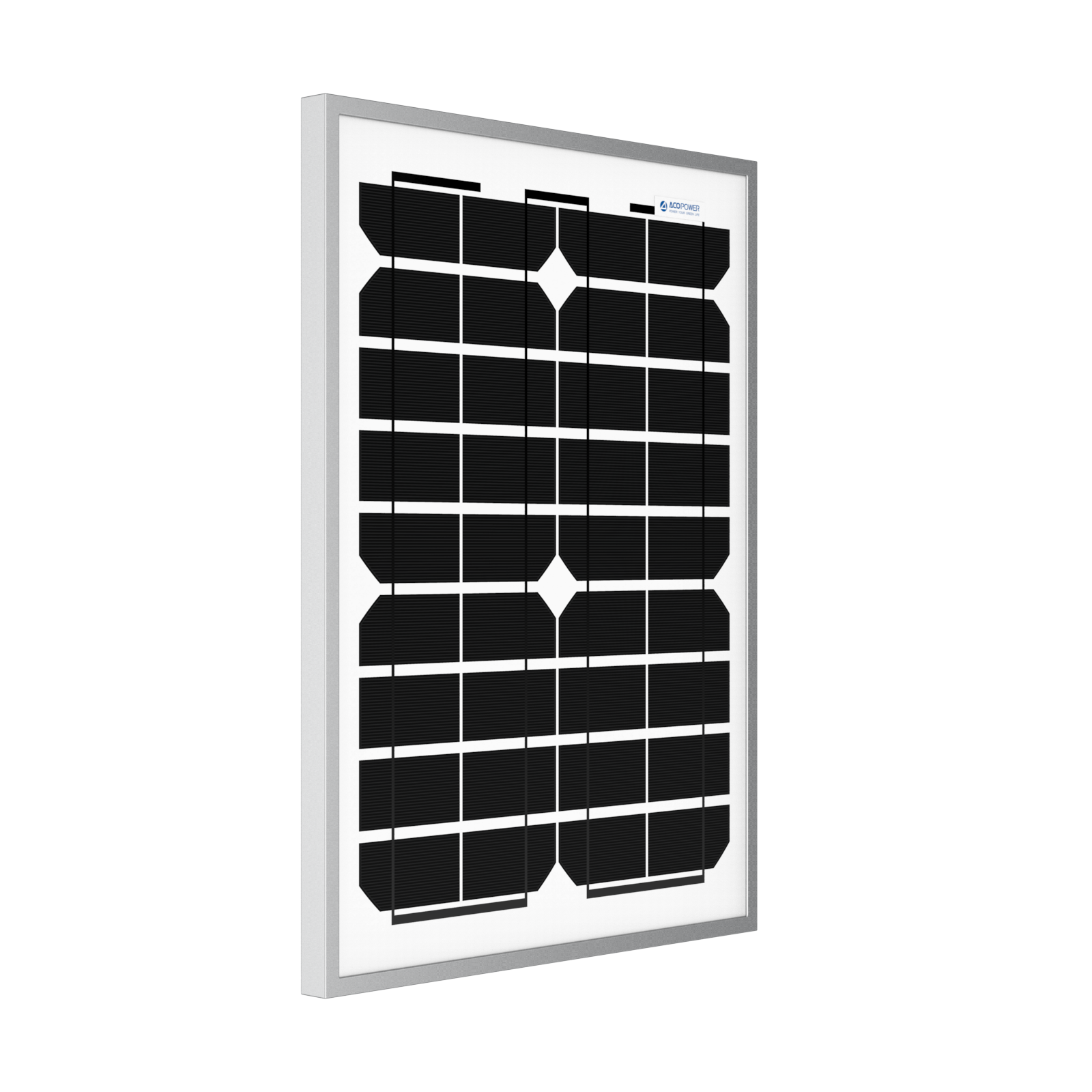 ACOPower 20W Monocrystalline Solar Panel for 12V Battery Charging - Portable Off-Grid Power for RV, Boat, Camping & Emergency Use