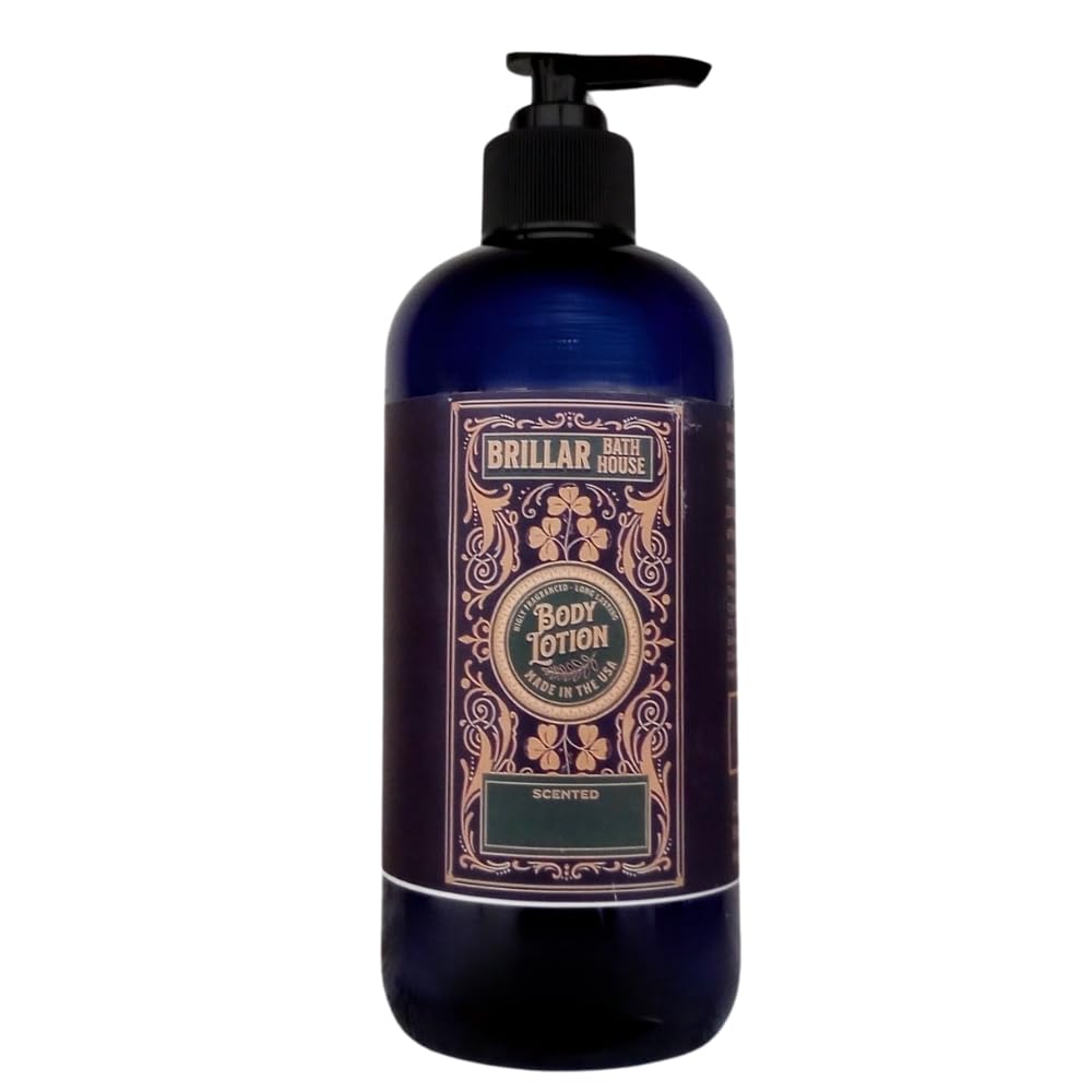 Brillar Bath House Key Lime Pie Scented Shimmering Body Lotion with Olive Oil - 32 Oz Moisturizing Lotion for Dry Skin, Perfect for Spa Day & Summer Glow