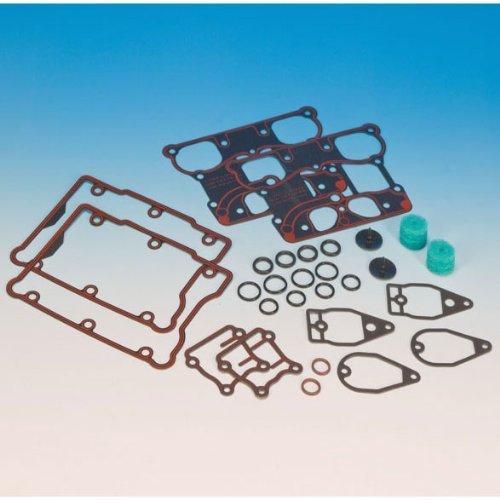 James Genuine 17033-99 Rocker Box Gasket Kit - Compatible with Harley-Davidson 1999-2011 Twin Cam Models (17033-99) | Engine Seal Replacement for Improved Performance & Oil Leak Prevention | Perfect for DIY Motorcycle Maintenance & Repair