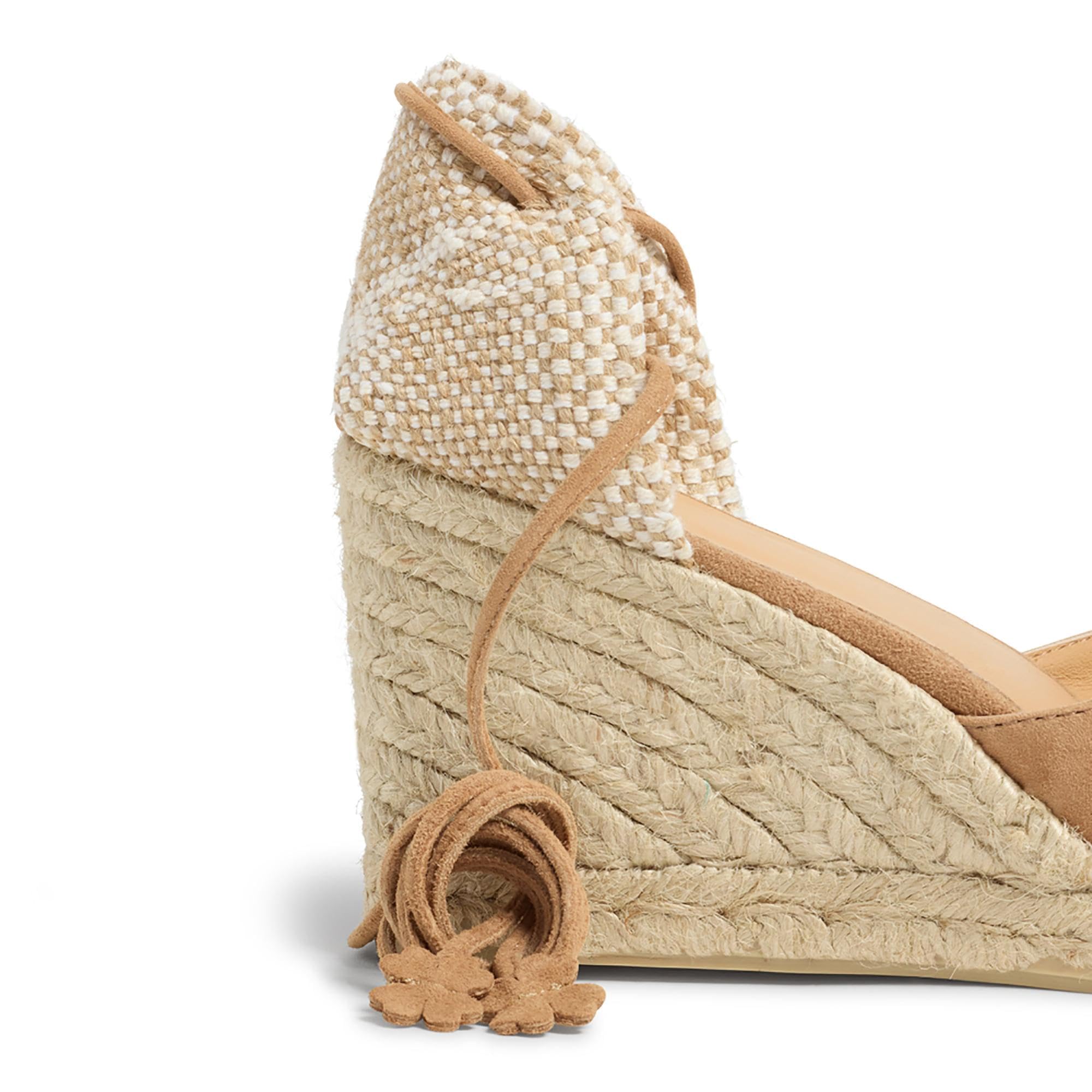Castañer Women's Carina Espadrille Flats - Comfortable Summer Wedge Sandals for Beach, Vacation & Casual Outings