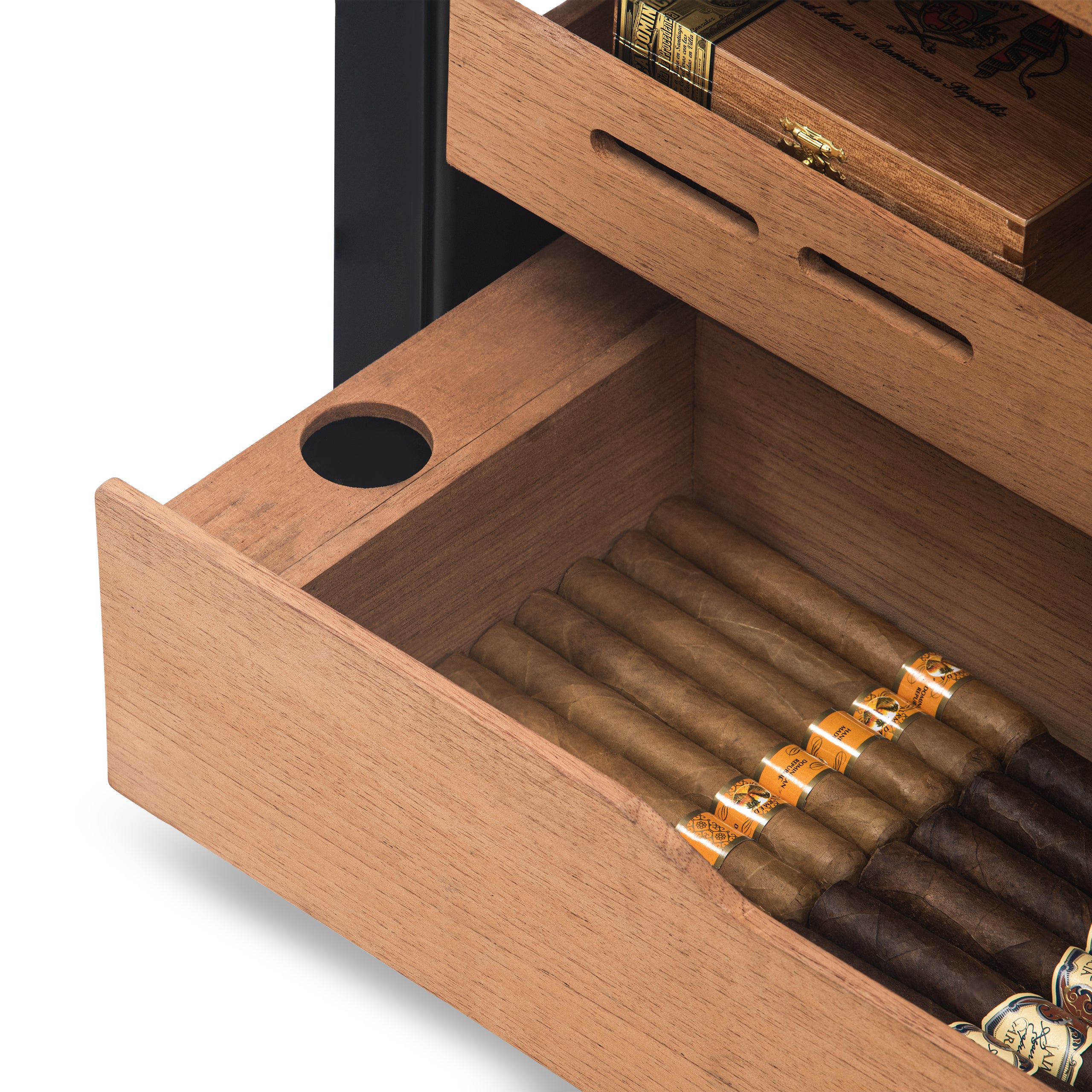 Newair® 1500-Count Electric Cigar Humidor Cabinet - Freestanding or Built-In Wine Cooler Conversion - Perfect for Cigar Aficionados & Home Bars