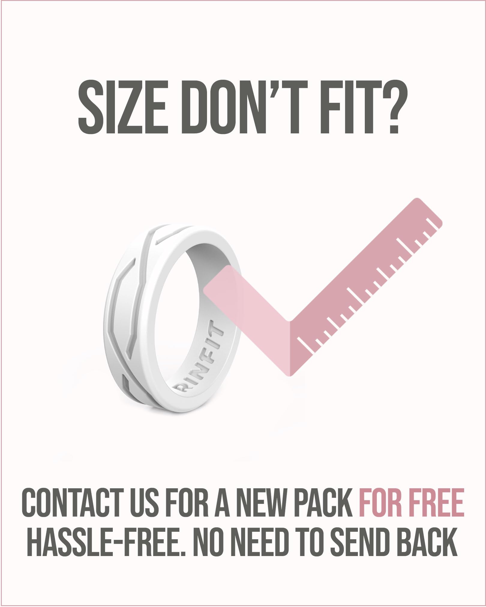 Rinfit Silicone Wedding Rings for Women - Soft Stackable Bands | Gym & Travel Jewelry