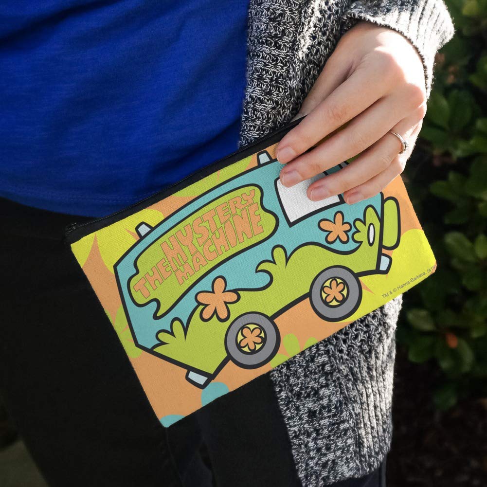 Scooby-Doo The Mystery Machine Makeup Bag - Waterproof Cosmetic Organizer Pouch for Travel, Gym & Daily Essentials | Cute Cartoon Design for Kids & Adults