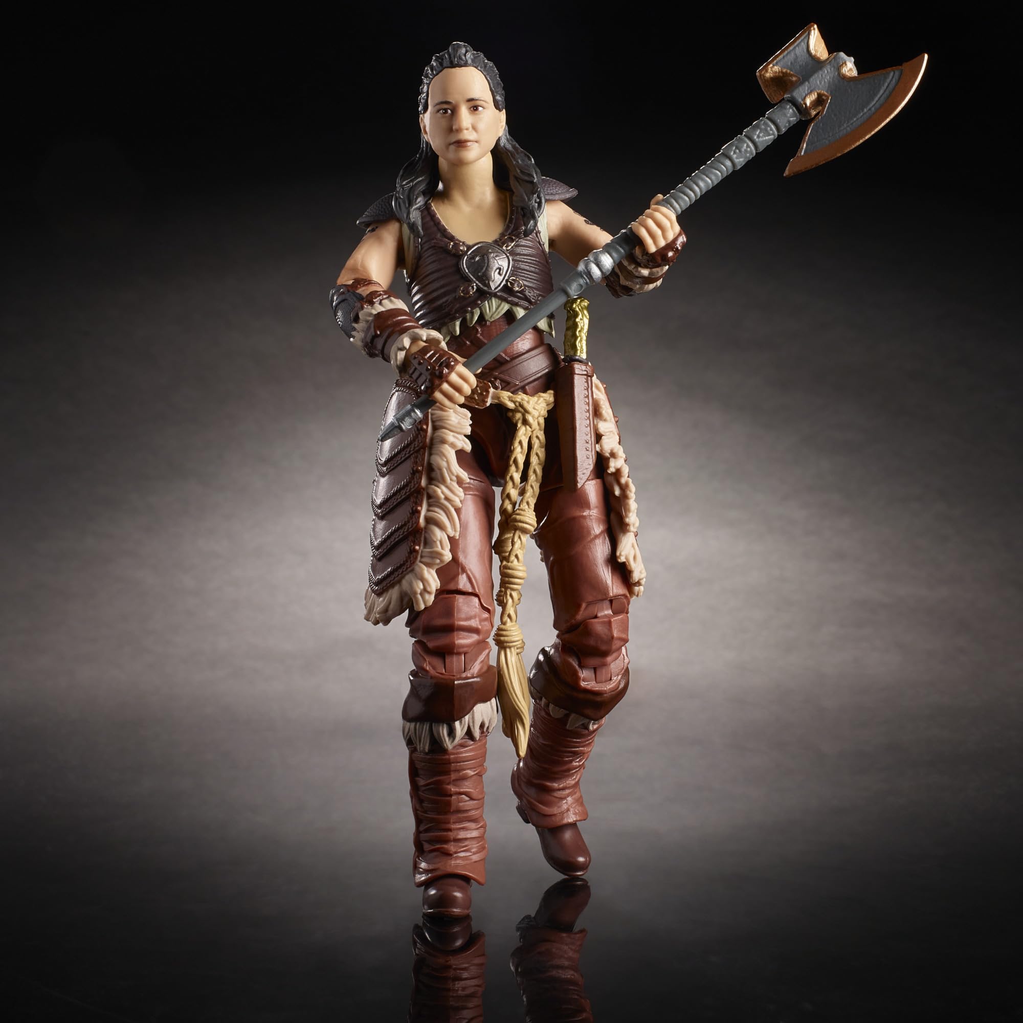 Dungeons and Dragons: Honor Among Thieves - Holga the Barbarian 6-Inch Action Figure Collectible | Golden Archive Series | Perfect for D&D Fans, Collectors & Tabletop RPG Game Displays