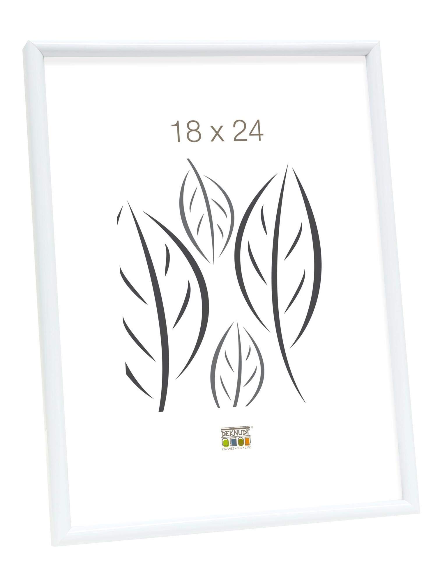 Premium Resin Photo Frame - Gold, White & Plastic, 30x45 cm - Elegant Wall Decor for Living Room, Bedroom & Office