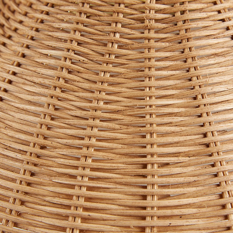 Laguna Rattan Weave Shade Table Lamp - Natural Woven Rattan Bedside Lamp for Bedroom, Living Room & Office - Warm Ambient Lighting Decor