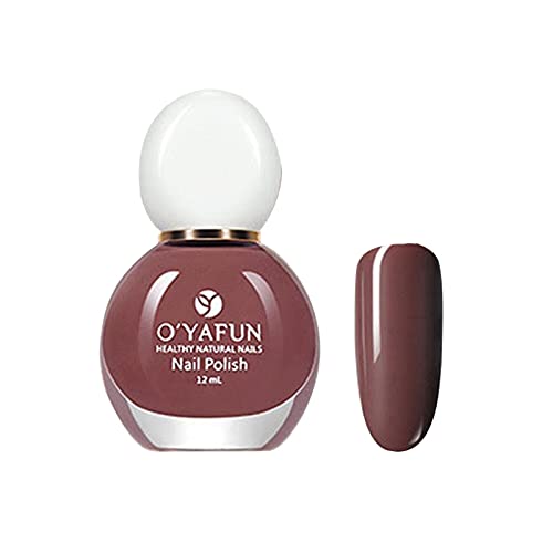 Quick Dry & Easy Peel Off Water-Based Nail Polish - Low Odor Nail Lacquer Kit with 40 Colors for DIY Nail Art | Non-Toxic Nail Decoration for Women & Girls (#18) | Perfect for Home Manicures, Parties & Gift Giving