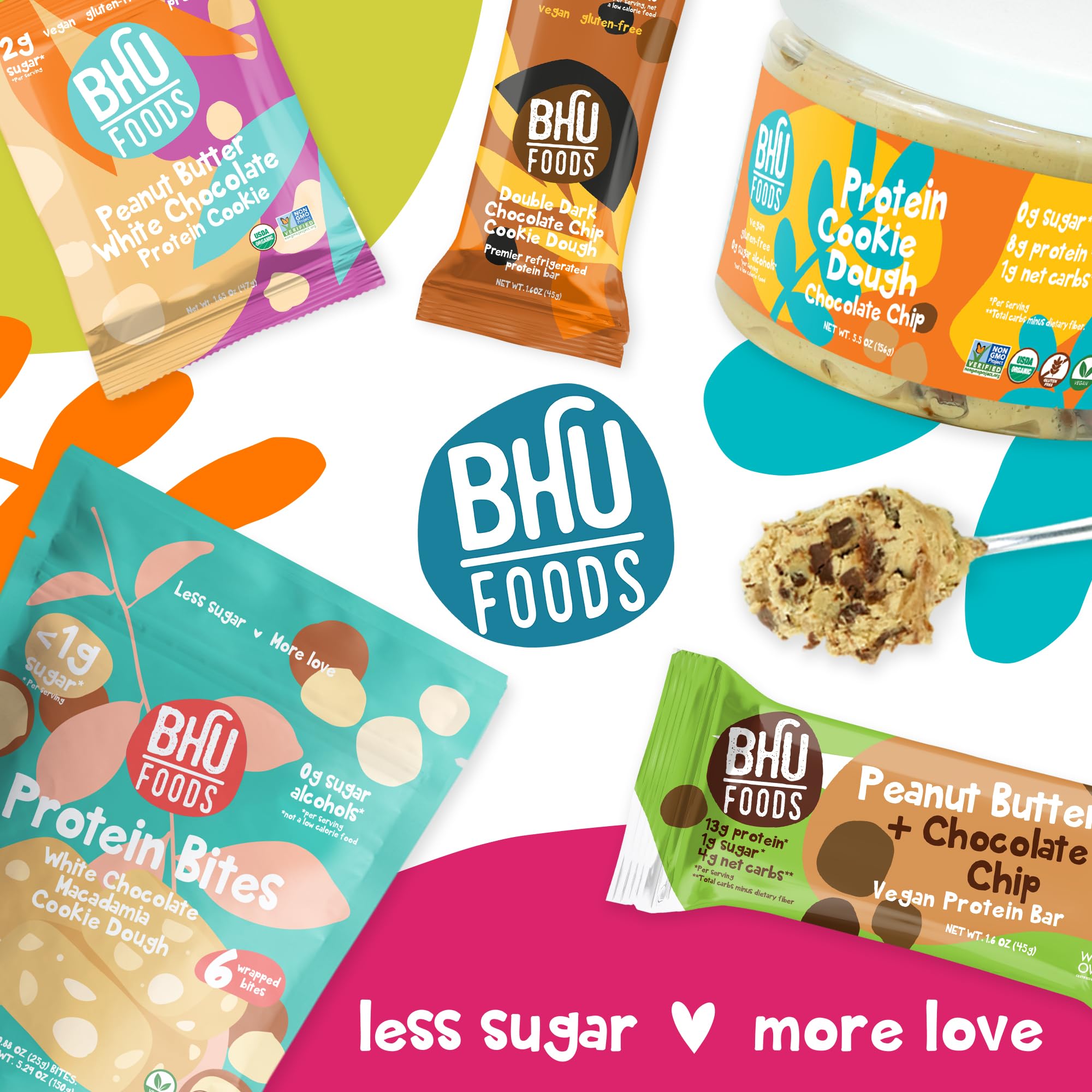 Keto Bites Chocolate Chip Cookie Dough - Organic Gluten-Free Vegan Snacks for Adults & Kids - Perfect for On-the-Go Keto Diet