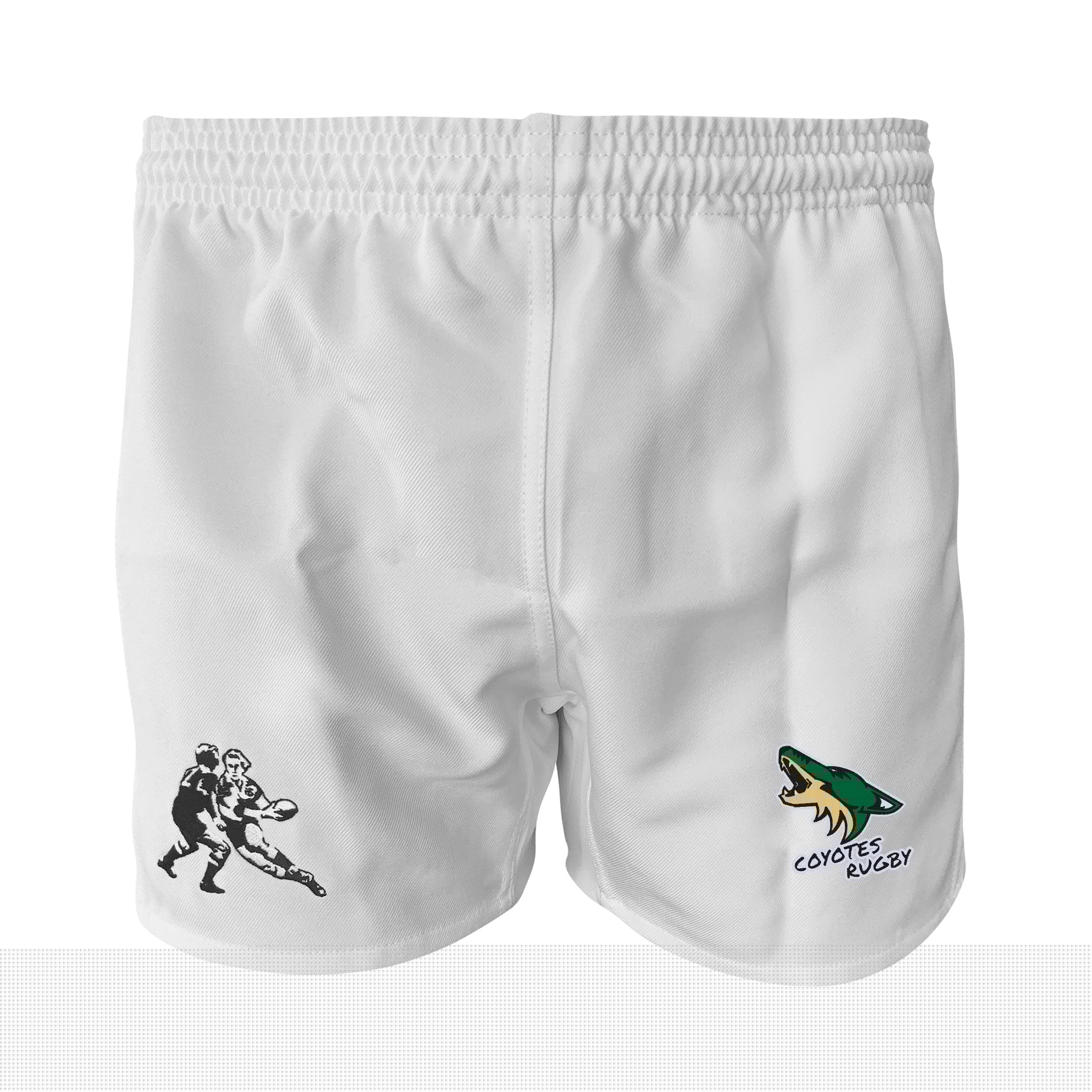 Lake & Co Coyotes RI Pro Power Shorts - Men's Athletic Running Basketball Workout Shorts with Pockets - Perfect for Gym, Training, and Outdoor Sports