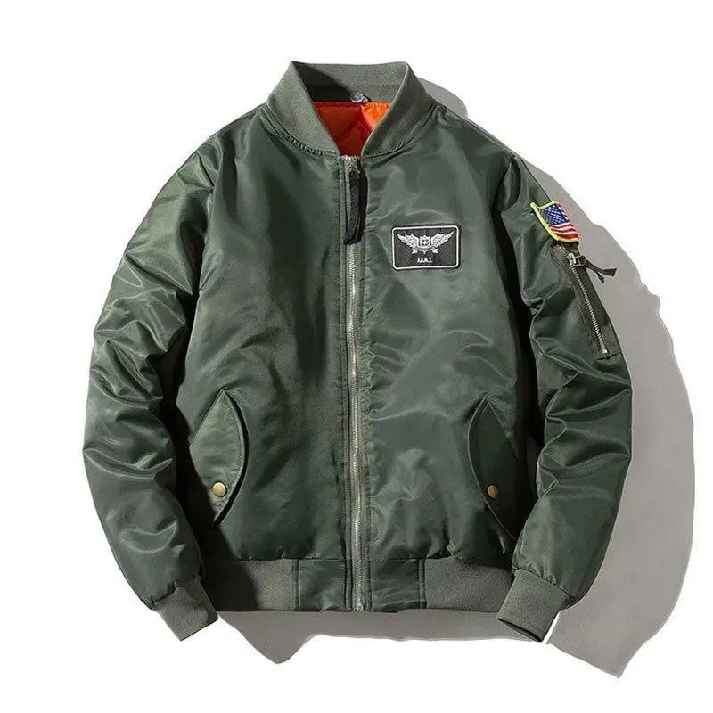 Blizzard Men's Flight Bomber Jacket - Lightweight Windproof Aviator Jacket for Outdoor Activities, Travel & Casual Wear