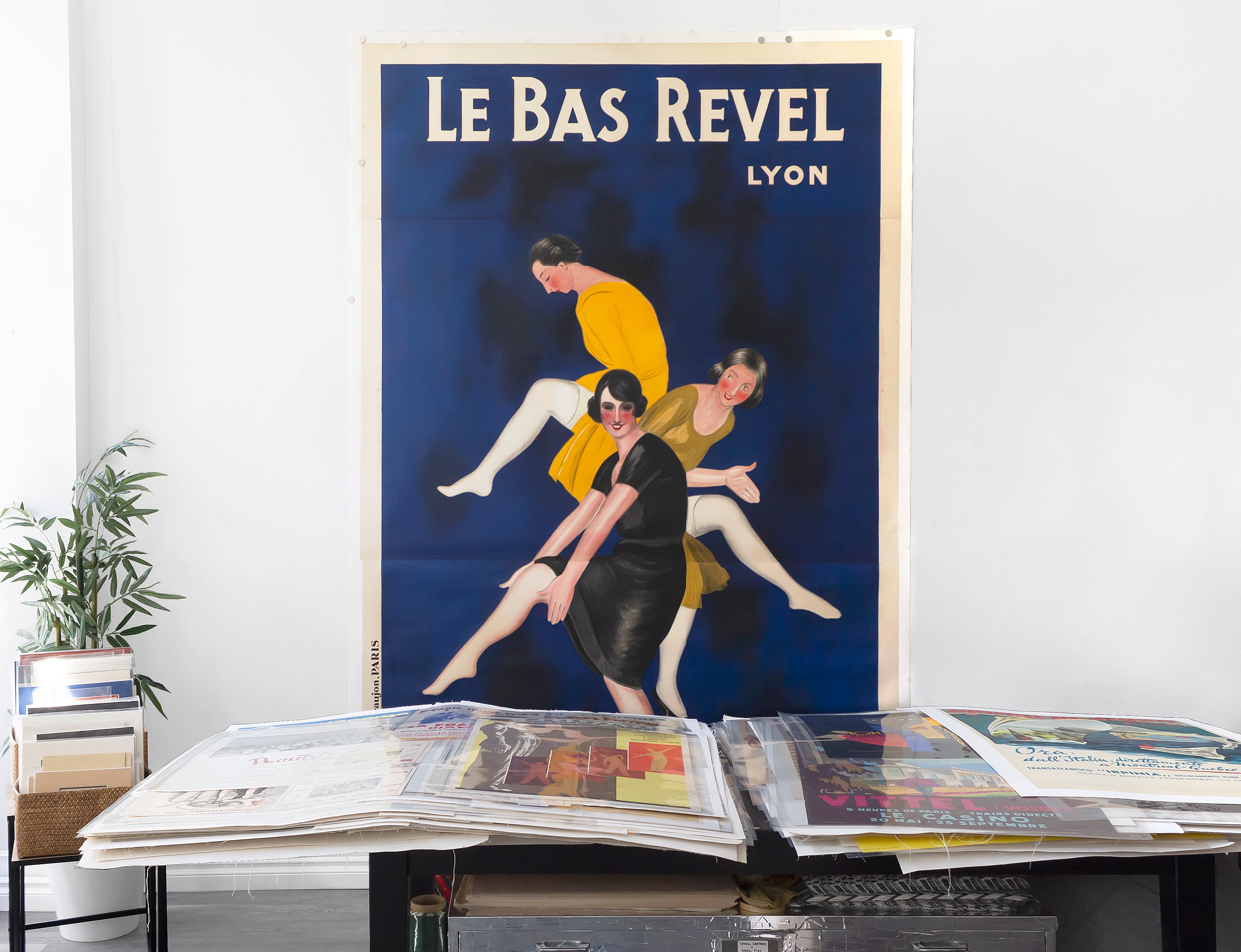 1929 Original Vintage French Poster - Le Bas Revel (Three Sheet Poster) - Perfect for Home Decor, Art Collectors & Vintage Enthusiasts