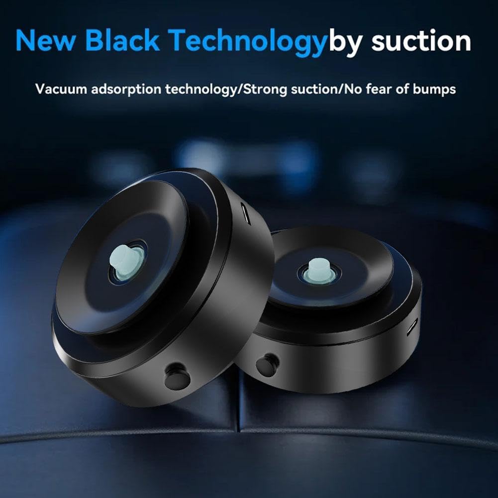 Universal Magnetic Car Phone Holder - 360° Rotating Suction Cup Mount for iPhone, Samsung & All Smartphones | Secure Dashboard & Windshield Car Accessories for Hands-Free Driving & Navigation