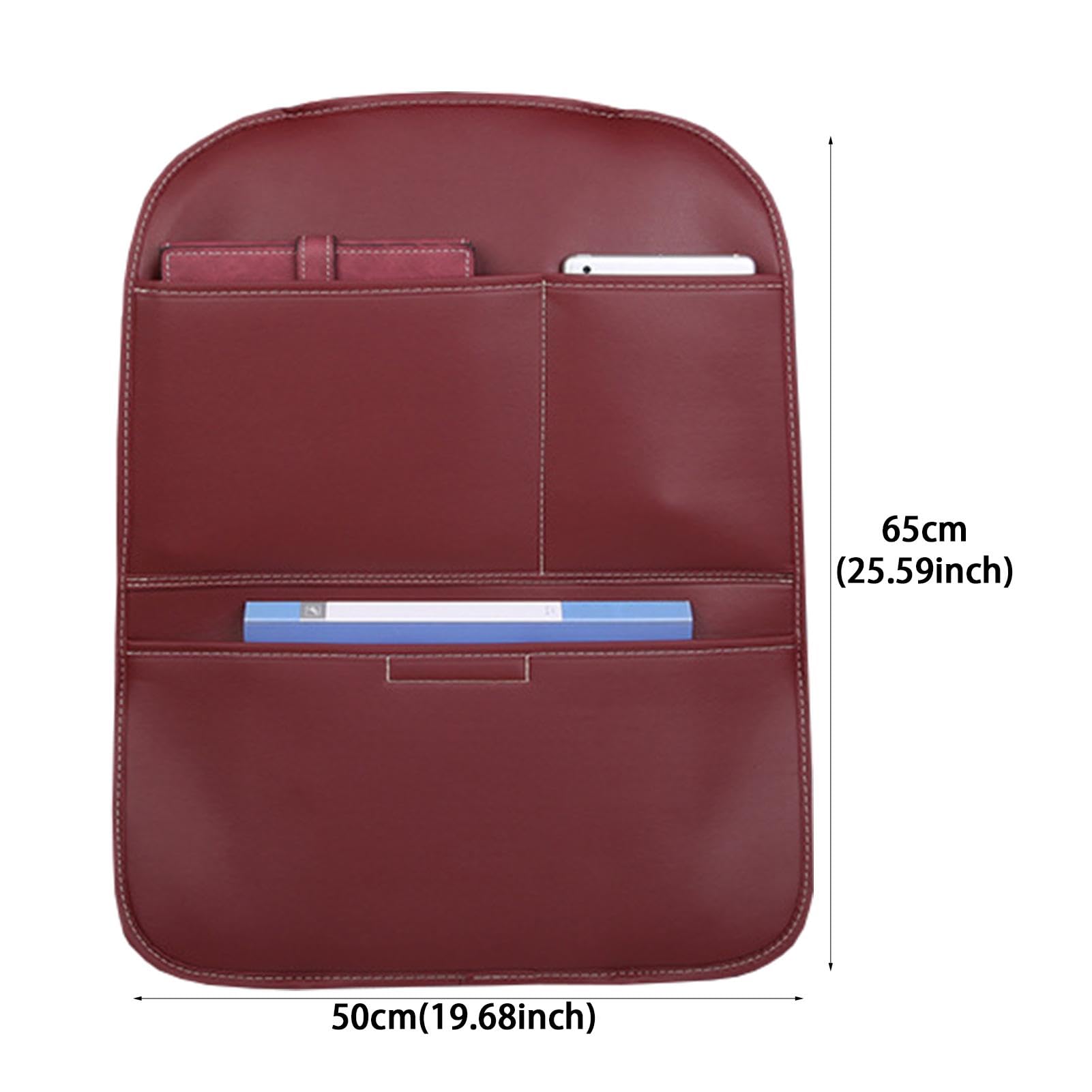 Car Seat Anti-Kick Pad - Durable Back Seat Cover with Storage Pockets, Large Kick Mats for Cars to Protect from Dirt & Scratches | Perfect for Kids, Pets & Long Road Trips