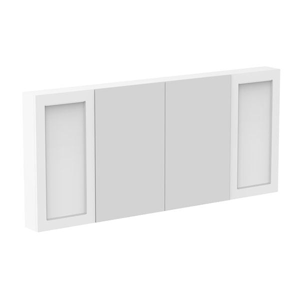 ADP London Shaving Cabinet - Premium Bathroom Storage Organizer with Mirror for Men's Grooming Essentials | Perfect for Shaving, Skincare & Toiletries Organization in Modern Bathrooms
