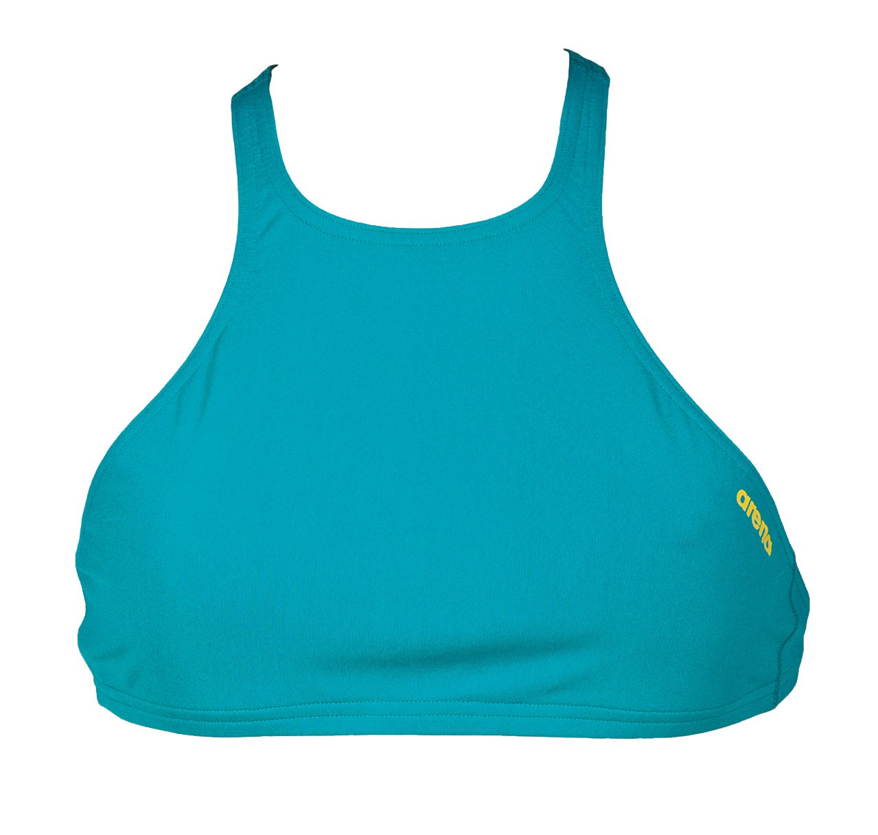 Arena Women's Rule Breaker Think Crop MaxLife Bikini Top - High Performance Swimwear for Competitive Swimming & Training | Perfect for Lap Swimming, Water Aerobics & Beach Volleyball