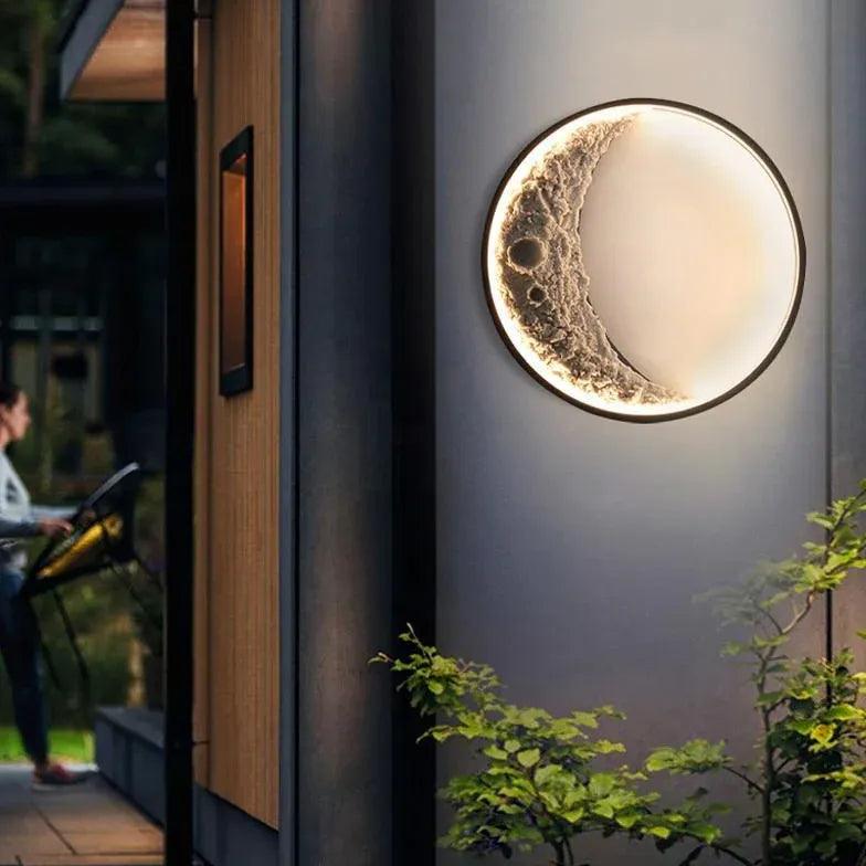 Wall Moon Light Outdoor LED Lighting - Waterproof Decorative Light for Garden, Patio, and Backyard - Perfect for Romantic Nights and Outdoor Decor