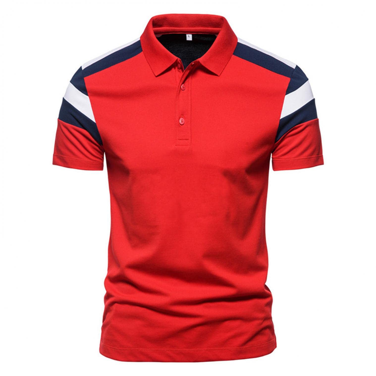 Men's Performance Polo Shirts - Short Sleeve Golf & Tennis Shirts with Zipper Collar | Moisture-Wicking Workout & Casual Wear for Men