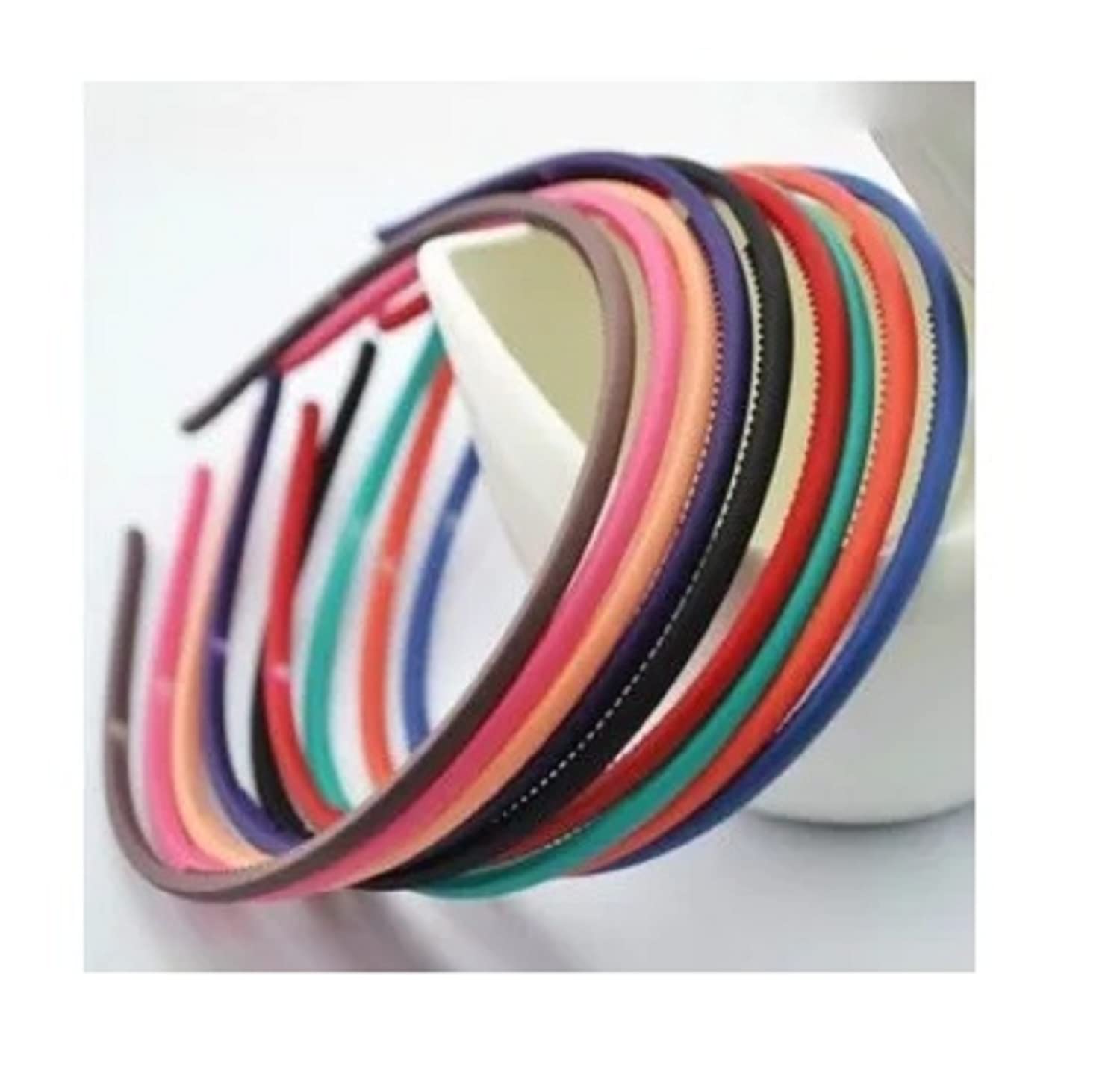 Non-Slip Wide Plastic Headbands with Teeth for Women & Girls - 12 Pack Matte Hairbands for DIY Hair Accessories, Crafts & Styling - Perfect for Salon, Home Use & Fashion Hairstyles