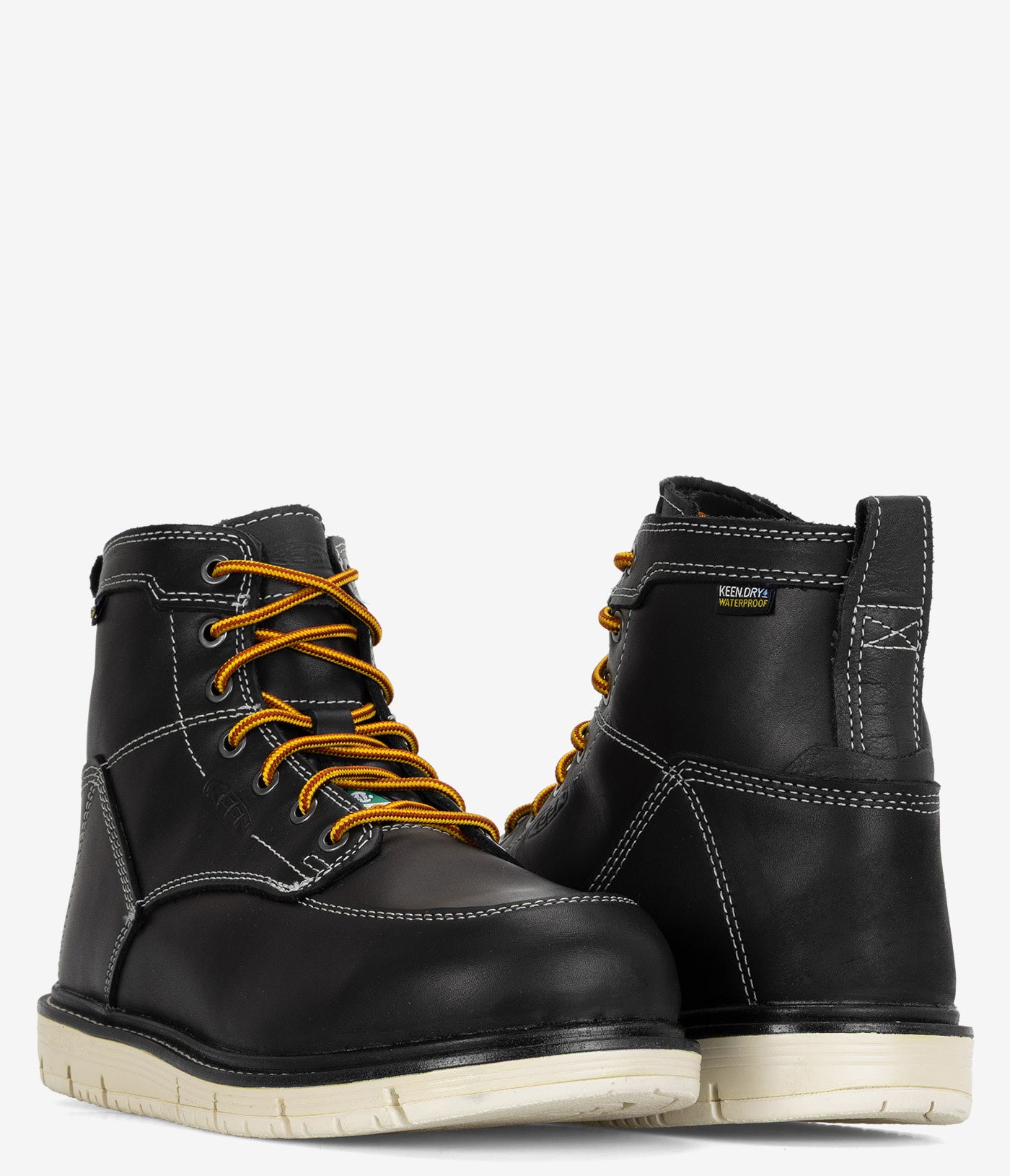 KEEN Utility CSA San Jose 6 Aluminum Toe Waterproof Work Boots for Men - Durable Safety Shoes for Construction, Hiking & Outdoor Work