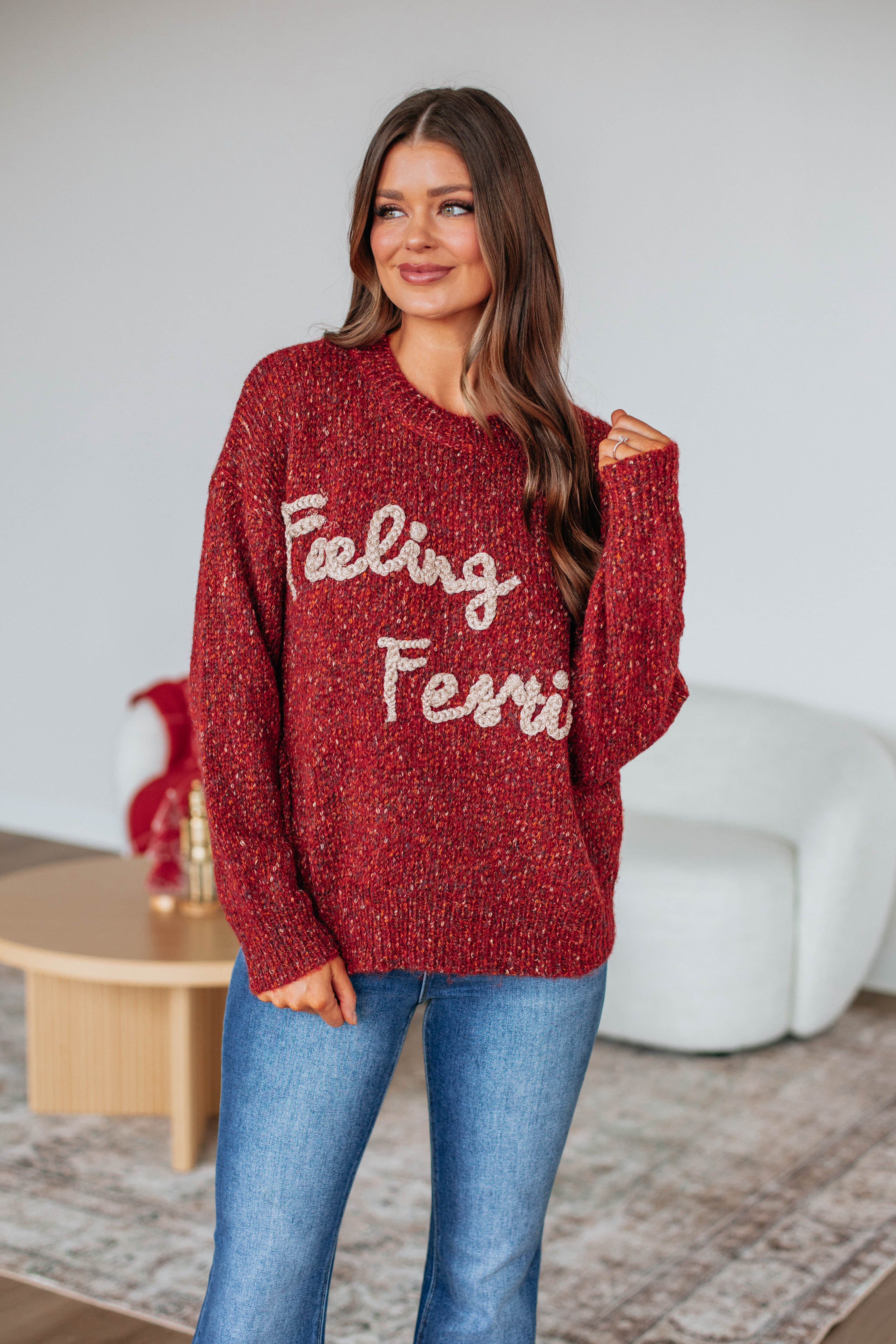 Festive Christmas Sweater - Cozy Holiday Knit Pullover for Women & Men - Perfect for Xmas Parties, Family Gatherings & Winter Celebrations