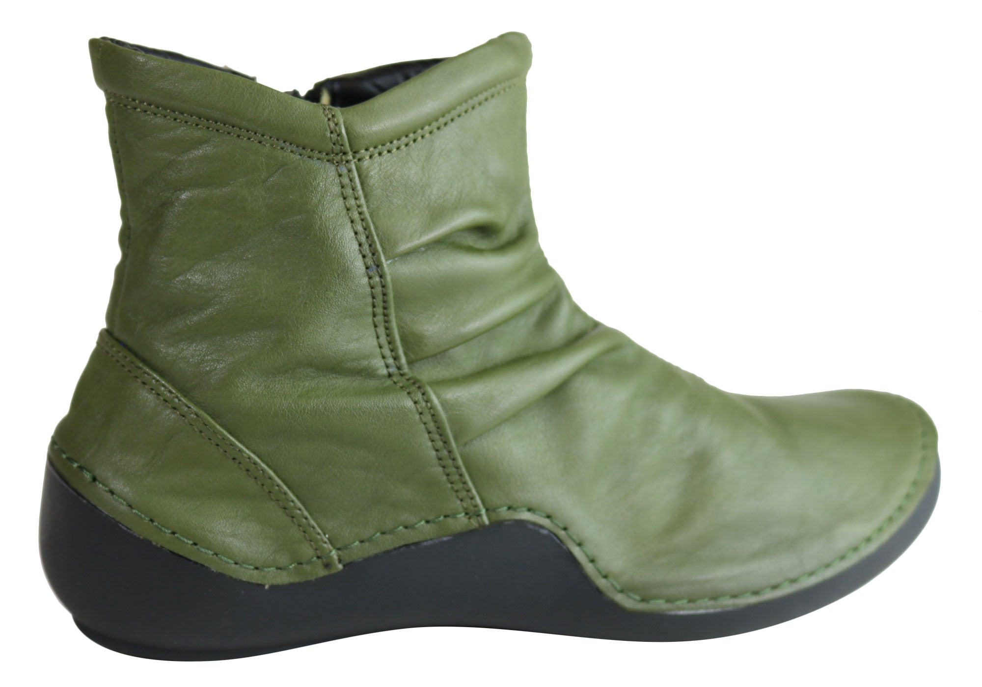 Orizonte Cidar Women's Comfortable Soft Leather Ankle Boots - European Style Fashion Shoes for Casual Wear & Outdoor Walking