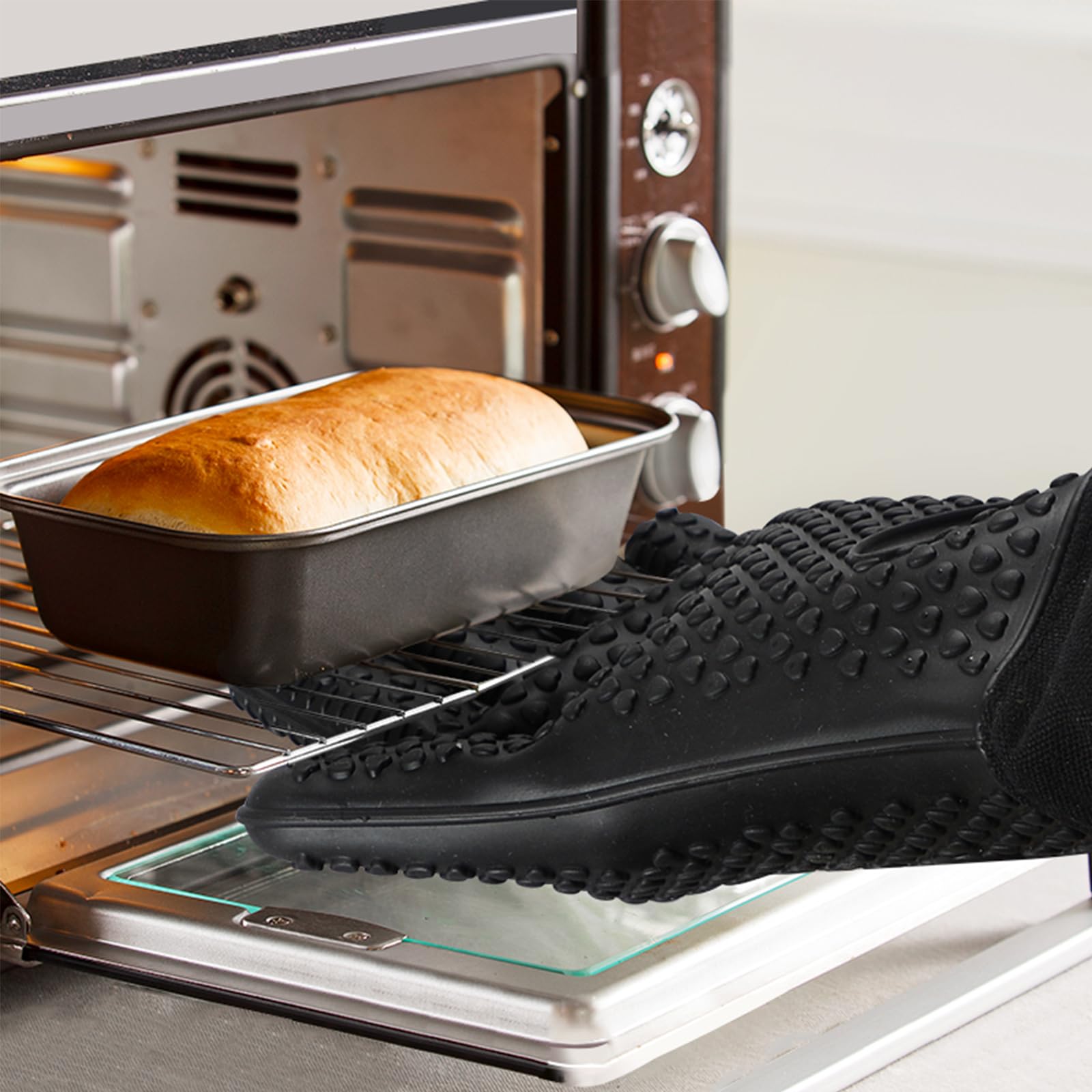Extra Long Professional Oven Mitts - 19.7