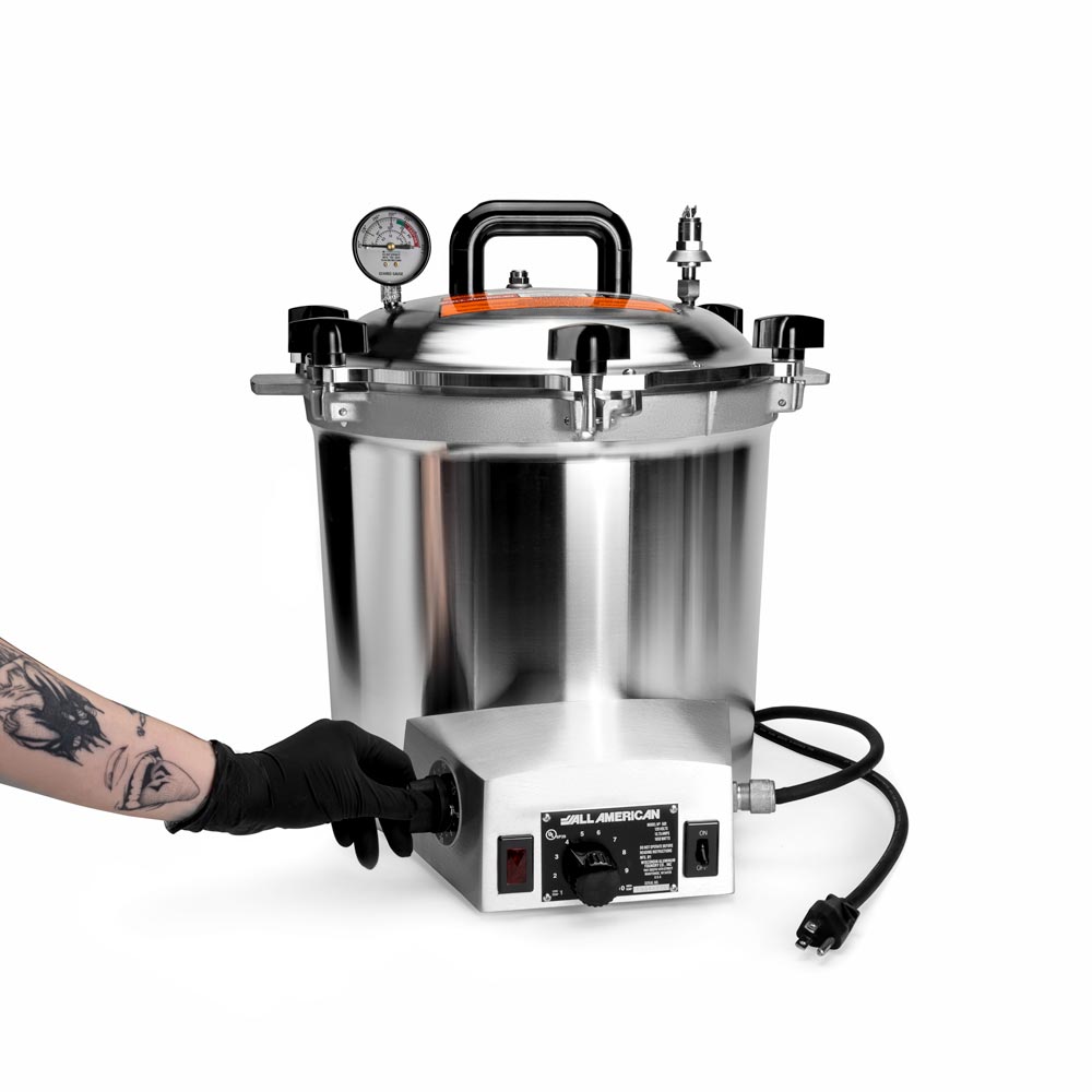 50X 120V Electric Autoclave Sterilizer - Professional Medical Equipment for Dental, Tattoo & Nail Salon Sterilization | USA Made